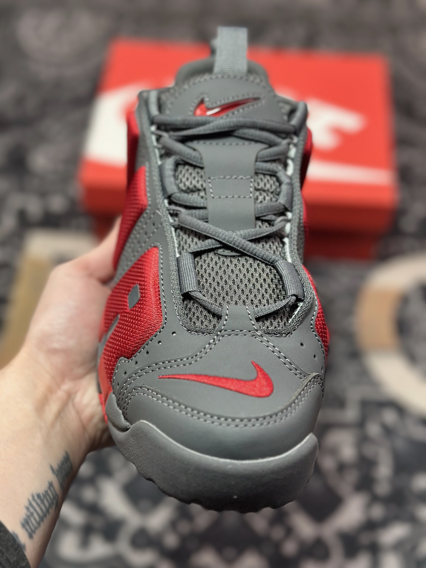 B4260  NK Air More Uptempo Low 大AIR皮蓬复古篮球鞋 FZ3055-002