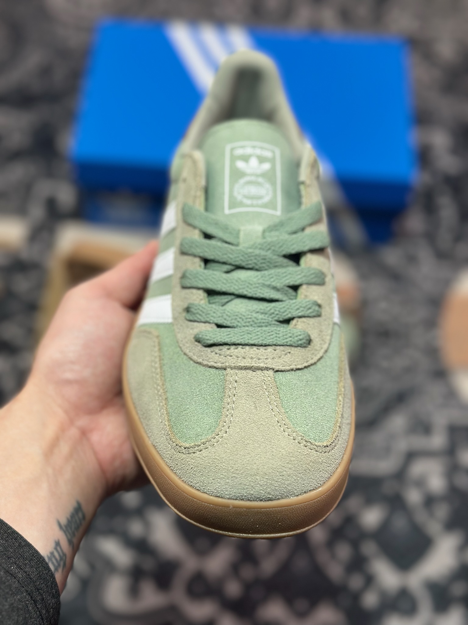 A4160  adidas Originals Gazelle INdoor  三叶草休闲防滑耐磨低帮板鞋   JI3526