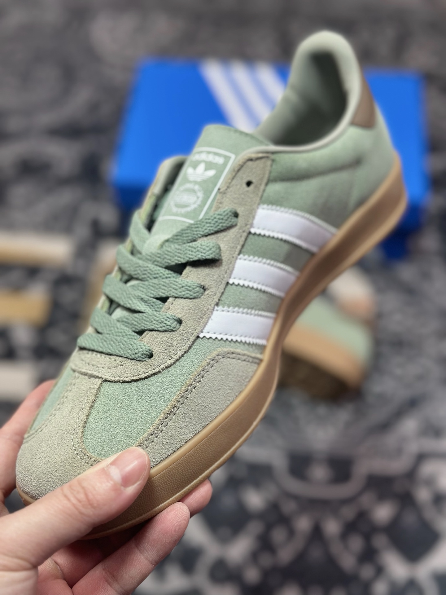 A4160  adidas Originals Gazelle INdoor  三叶草休闲防滑耐磨低帮板鞋   JI3526