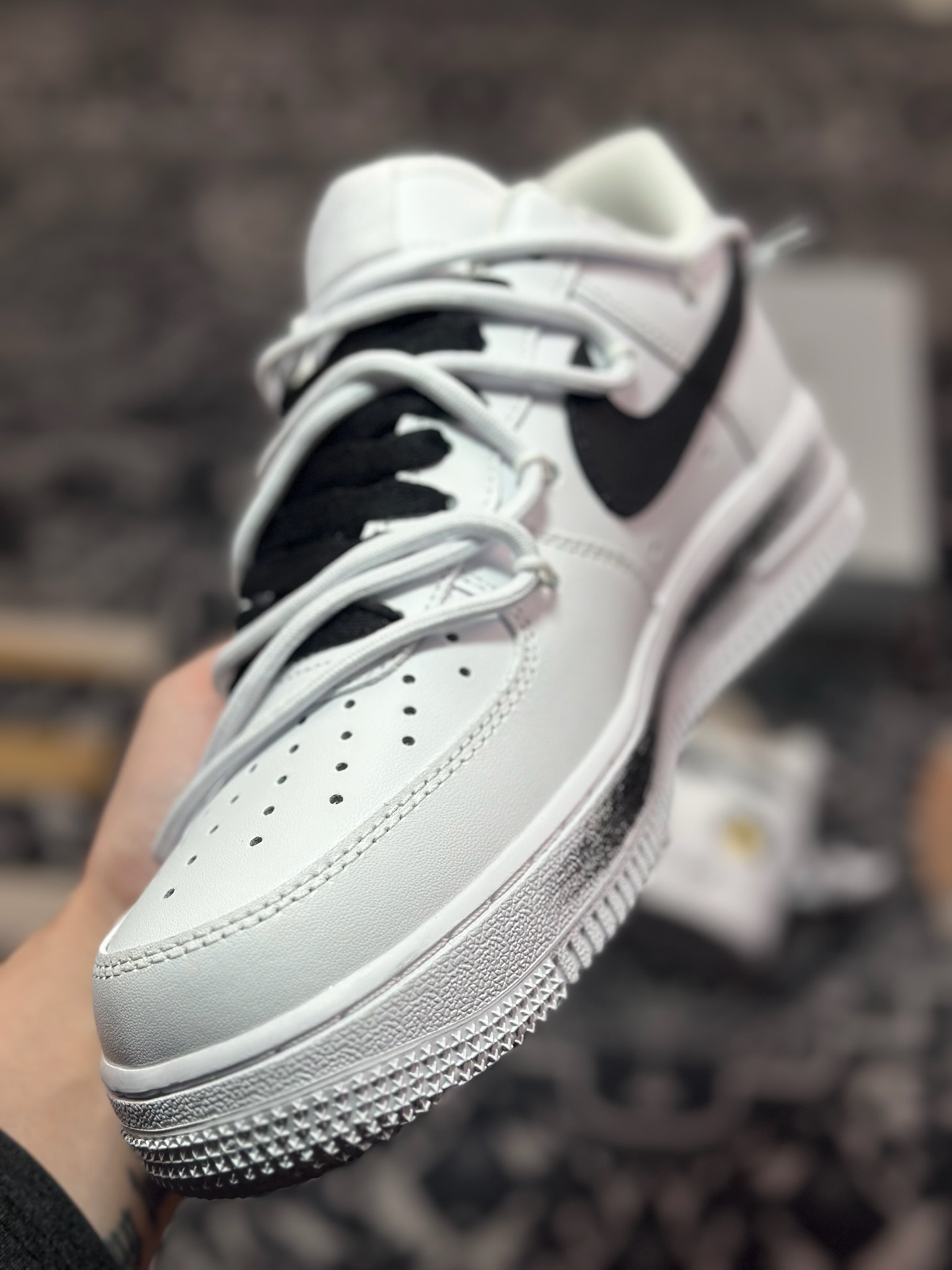 B4260  Air Force 1 Low 07 白黑绑带雏菊  CK0316-060