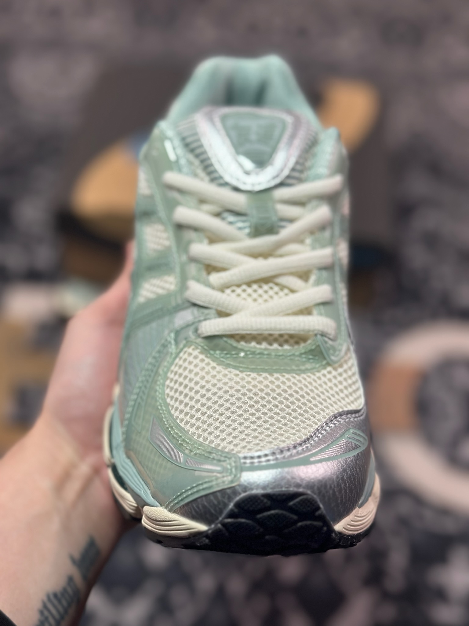 A9220  kith x Asics Gel-Kayano 12.1 亚瑟士联名百搭休闲运动慢跑鞋   1203A675-100