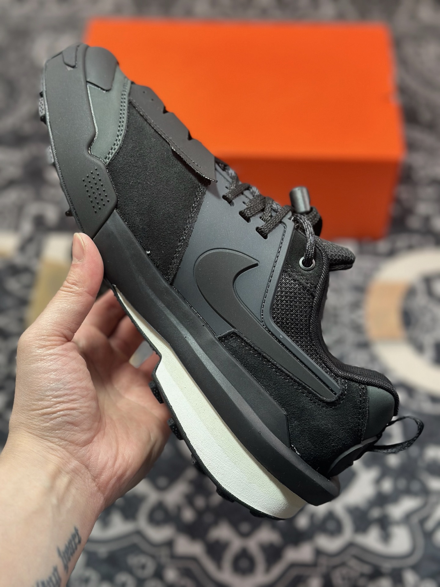 B6290  Sacai x Nike Zegamadome SP 联名款  机能风休闲运动鞋  HQ8618-001