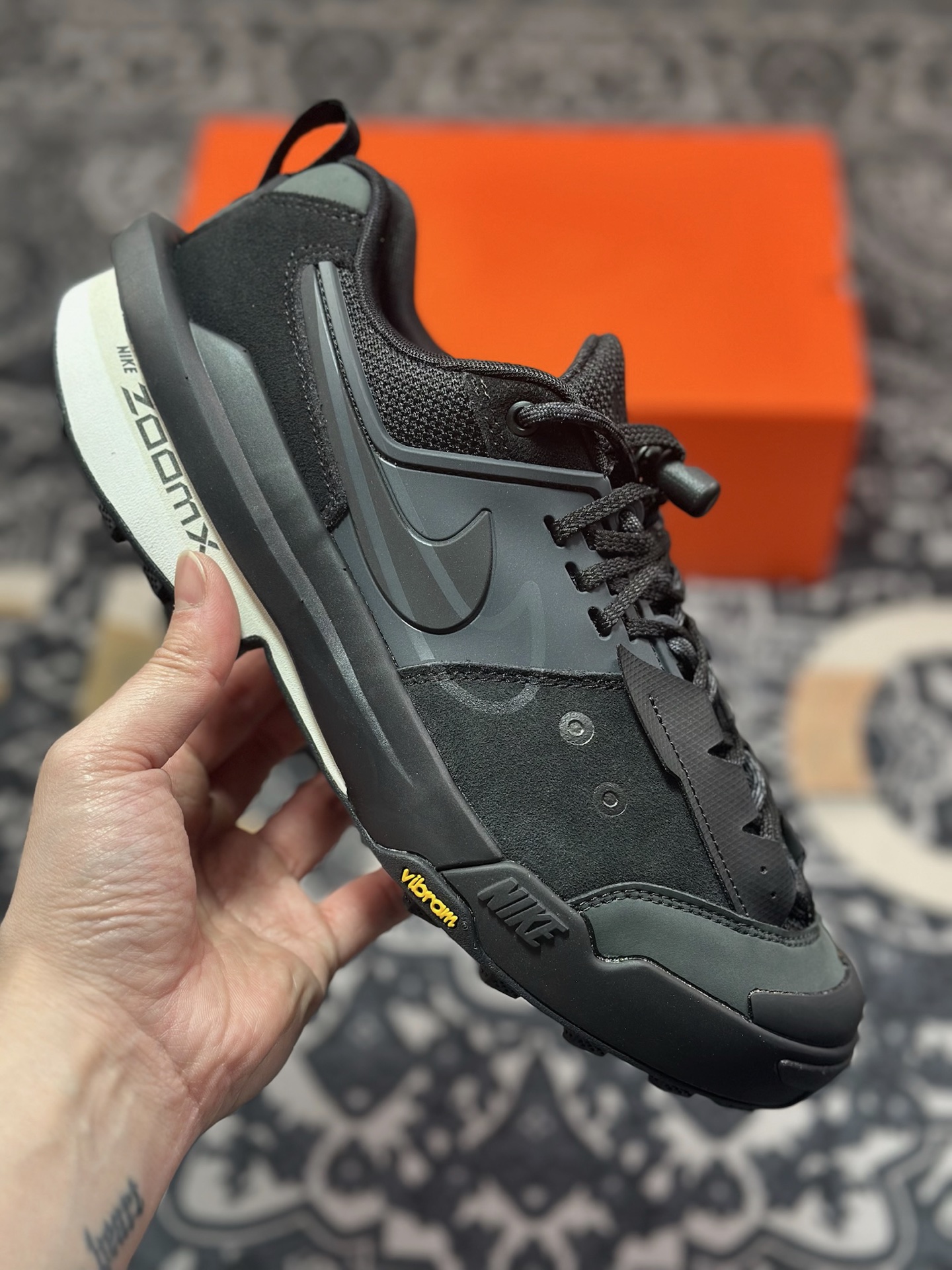 B6290  Sacai x Nike Zegamadome SP 联名款  机能风休闲运动鞋  HQ8618-001