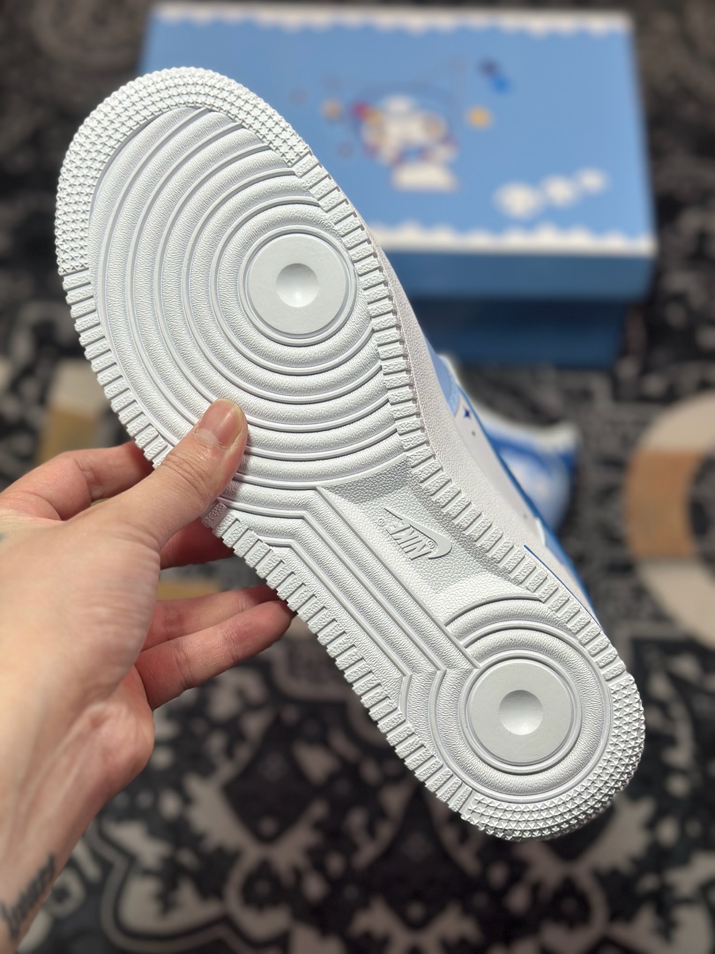 A8200  Nike Air Force 1 Low 白蓝库洛米定制款   CW2288-111