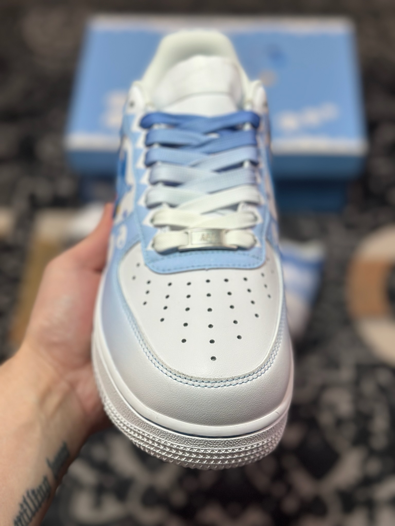 A8200  Nike Air Force 1 Low 白蓝库洛米定制款   CW2288-111