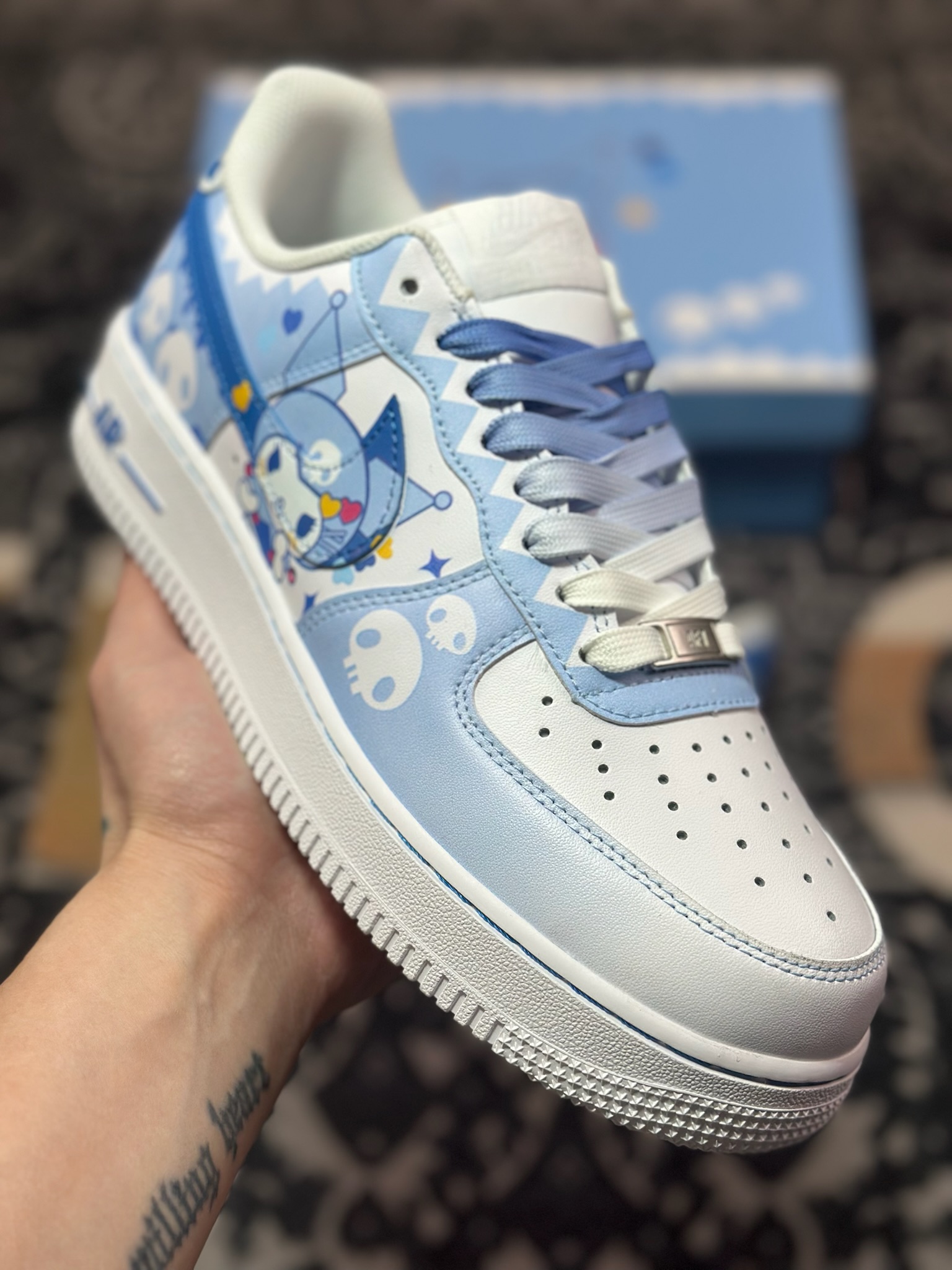 A8200  Nike Air Force 1 Low 白蓝库洛米定制款   CW2288-111
