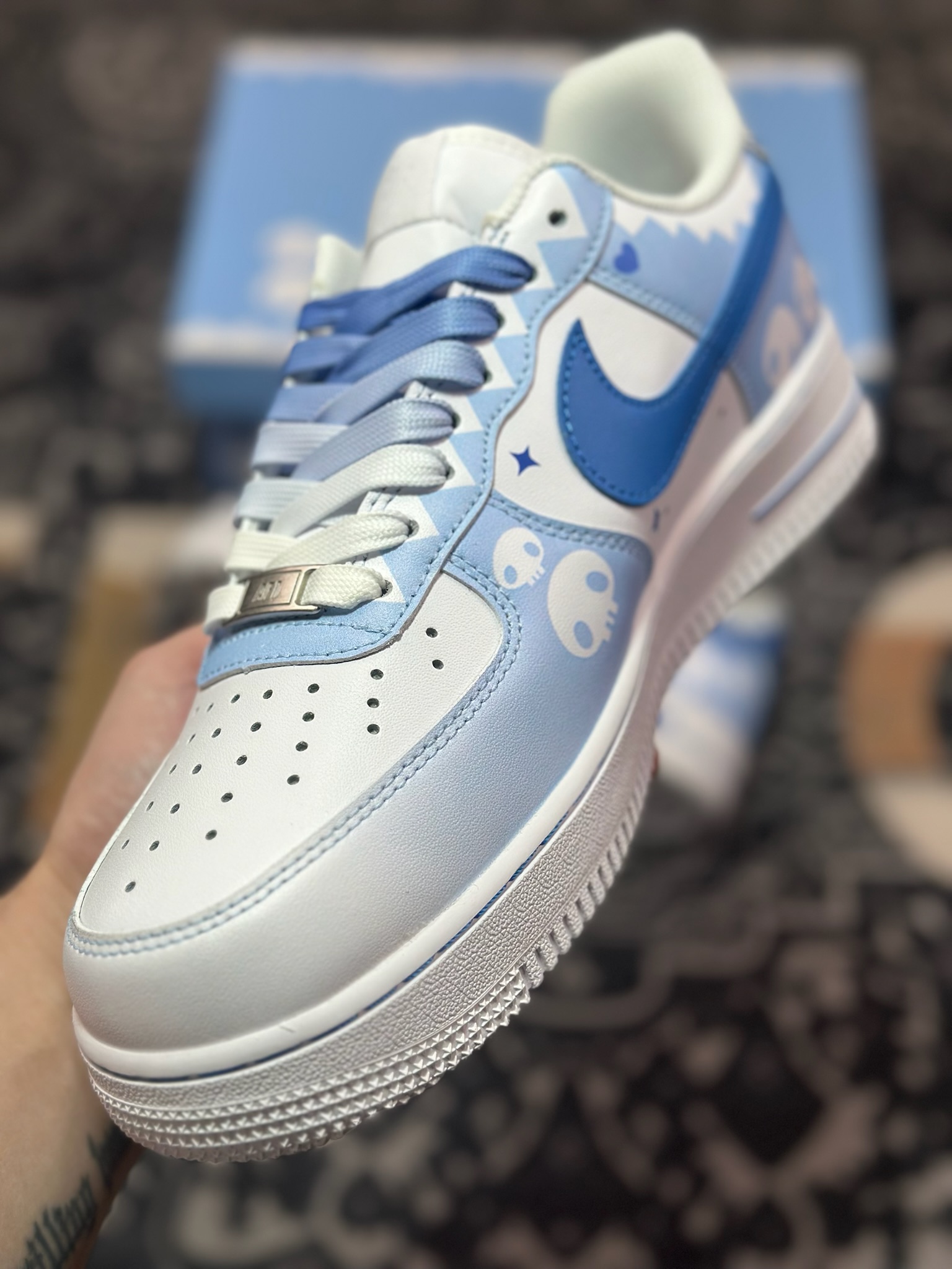 A8200  Nike Air Force 1 Low 白蓝库洛米定制款   CW2288-111