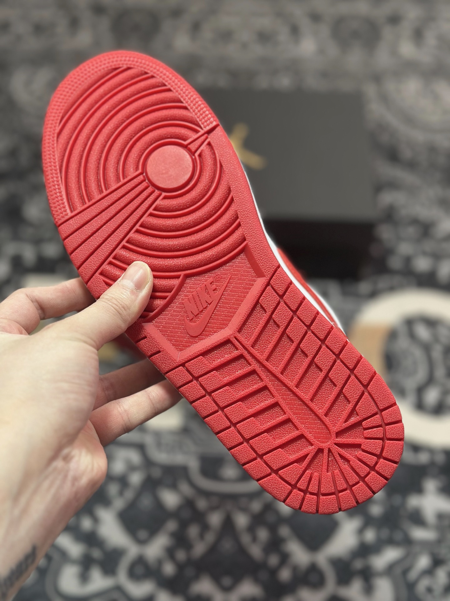 A6200  Air Jordan 1 Low 白红  553558-166