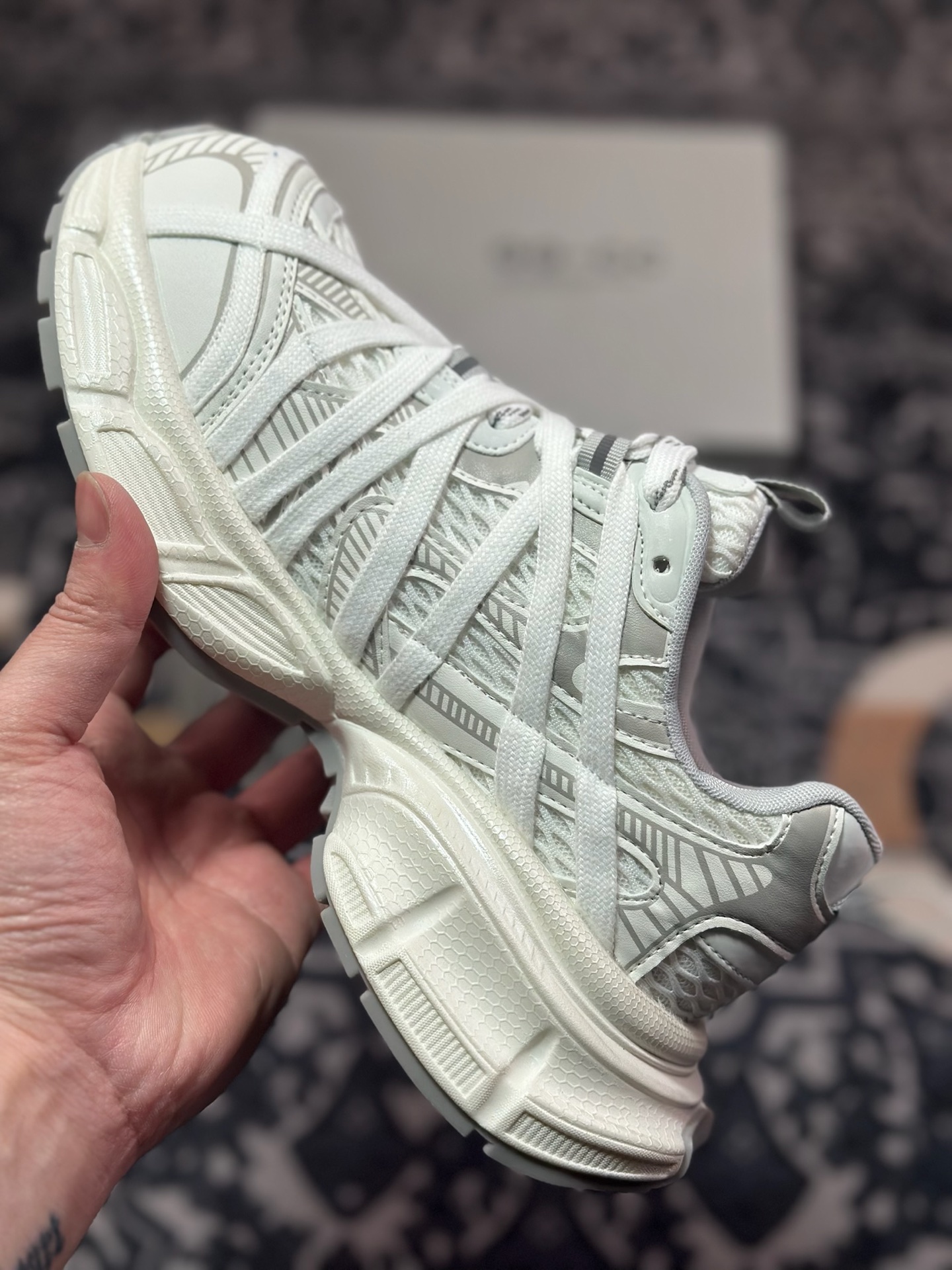 A9220  新货GG-CC Chunky Low安哥拉红休闲运动老爹鞋系列