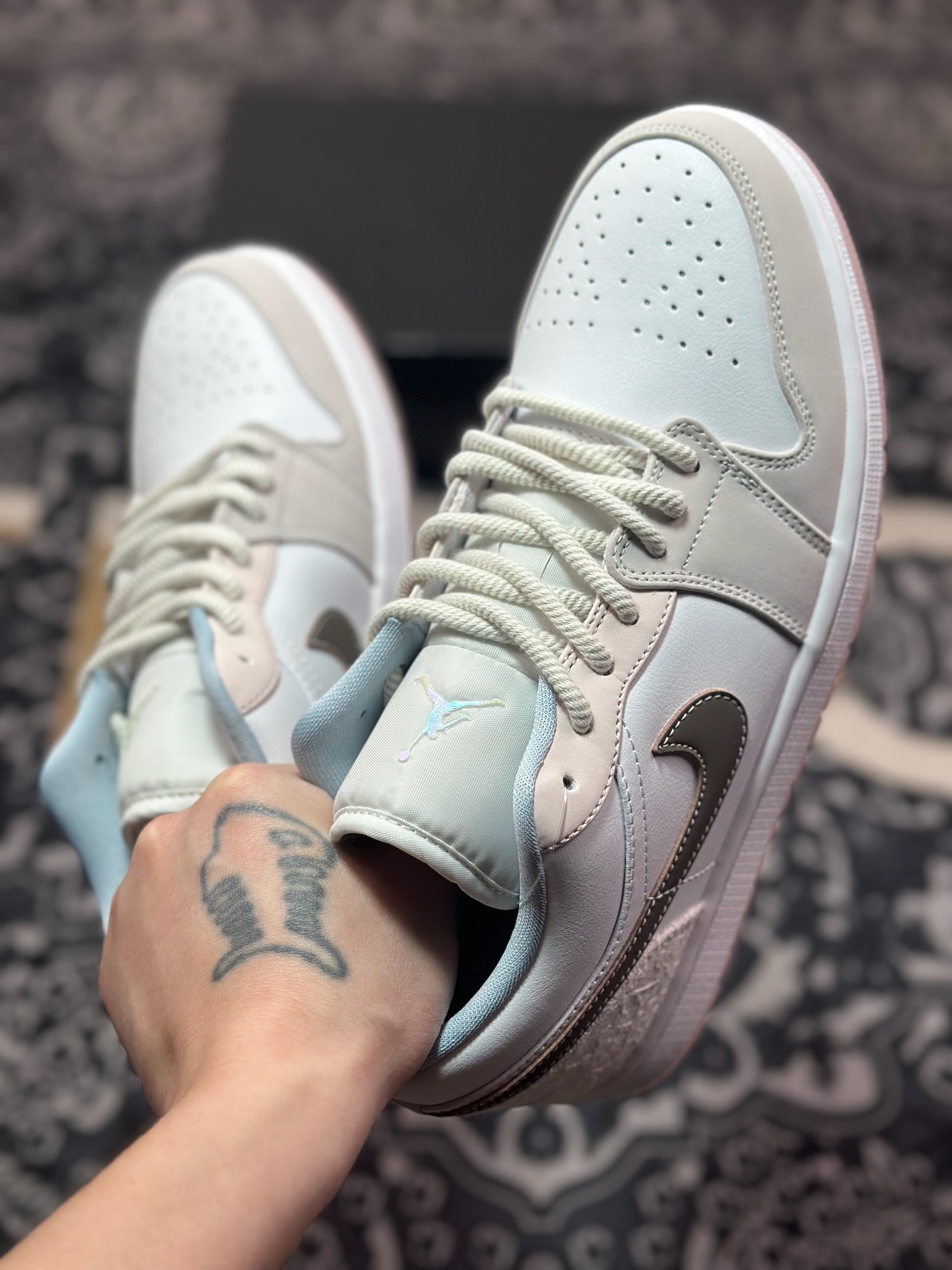 A6200  Air Jordan 1 Low 白粉  IB8859-101