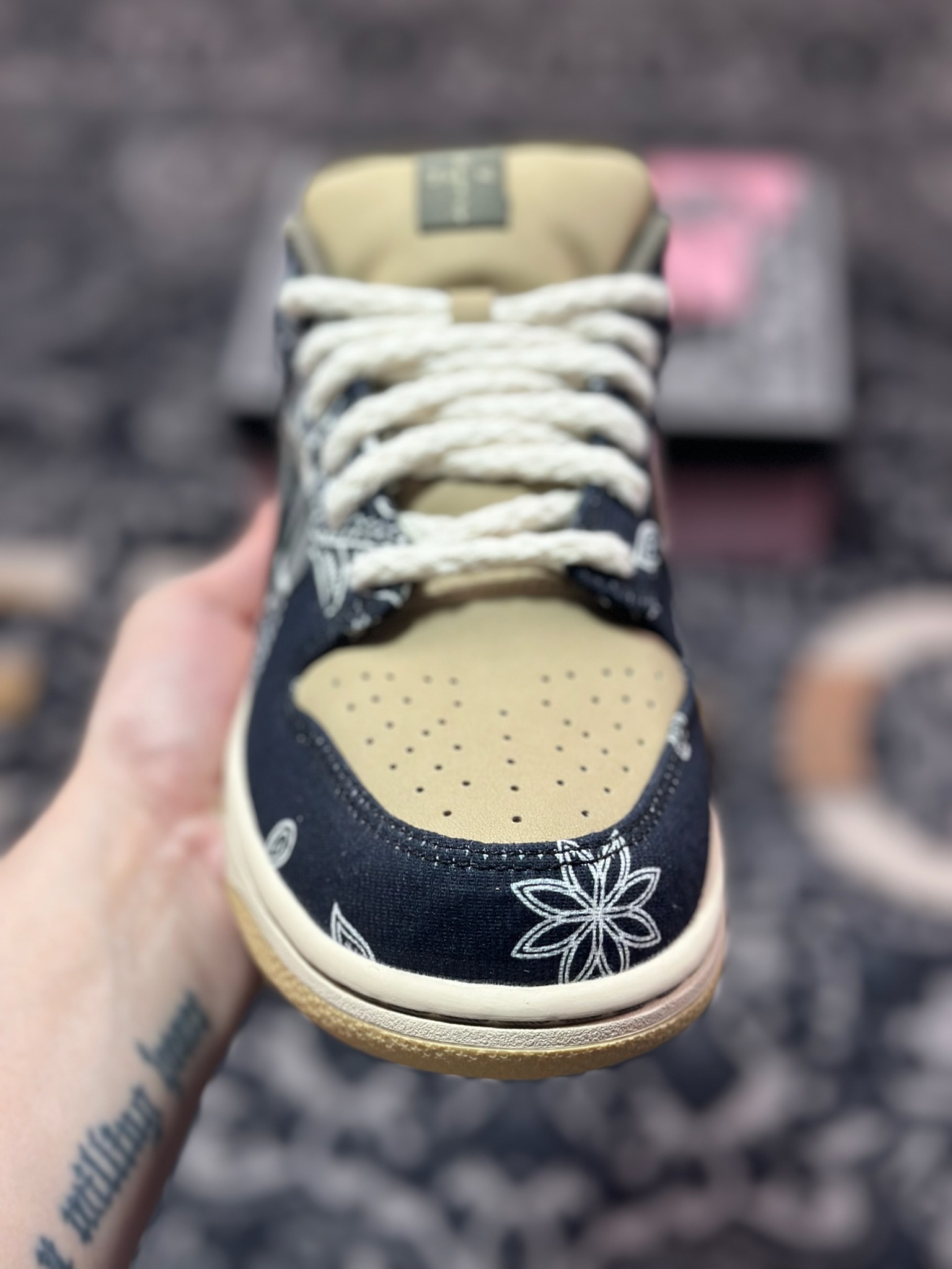 Nike Dunk SB Low 男女同款潮流板鞋 腰果花 CT5053-001