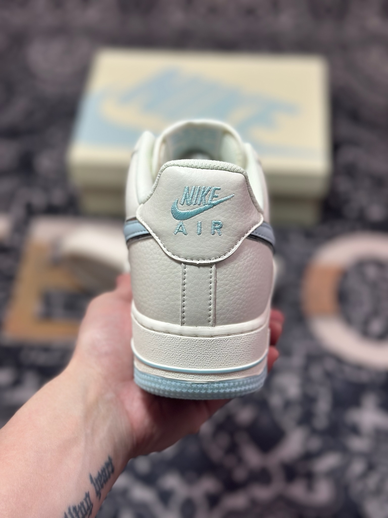 B0220  Air Force 1 '07 Low 蓝白双色   JJ0253-008