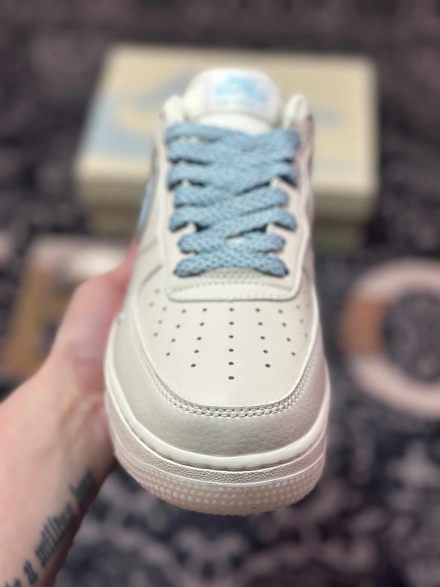 B0220  Air Force 1 '07 Low 蓝白双色   JJ0253-008