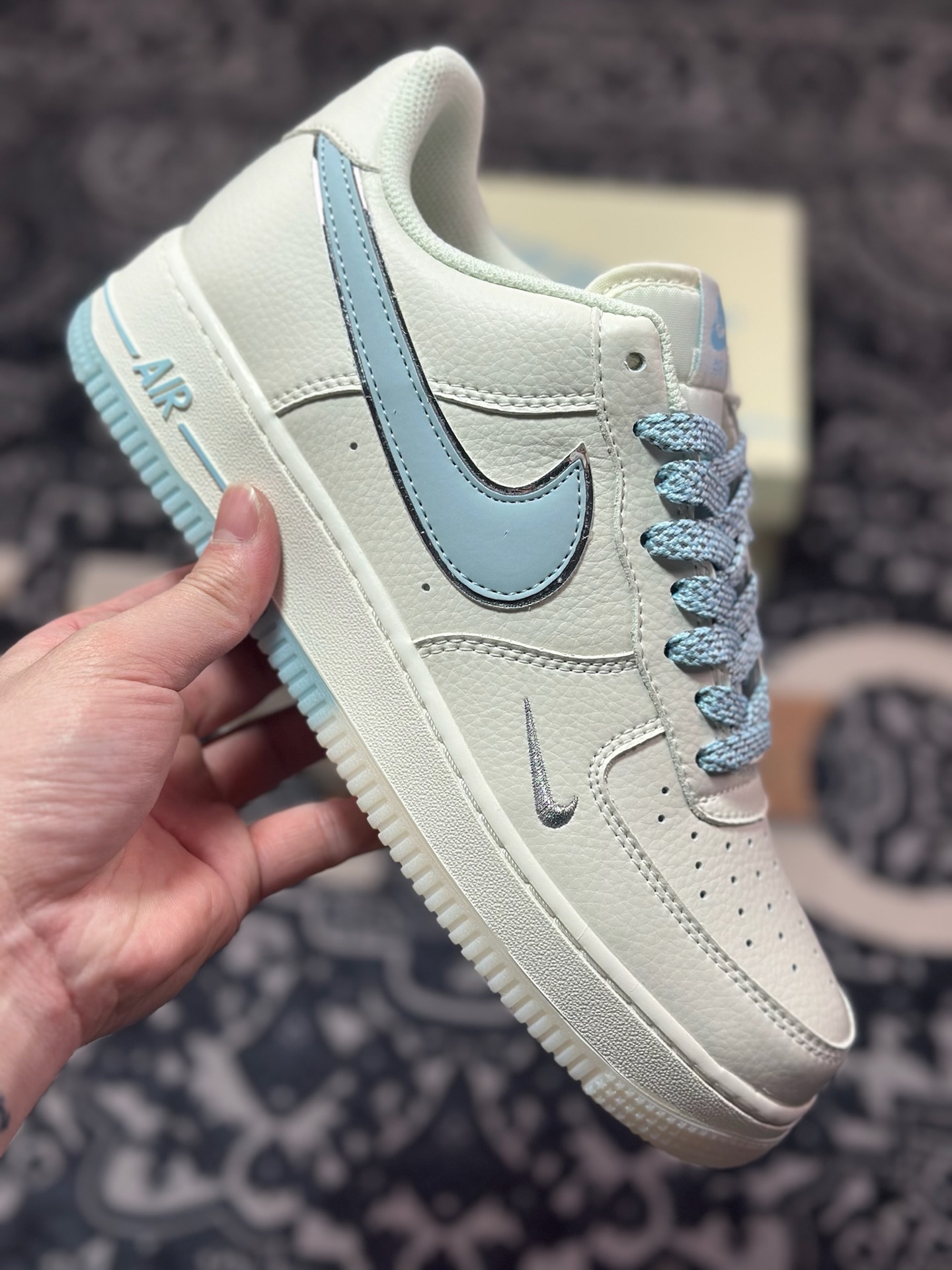 B0220  Air Force 1 '07 Low 蓝白双色   JJ0253-008