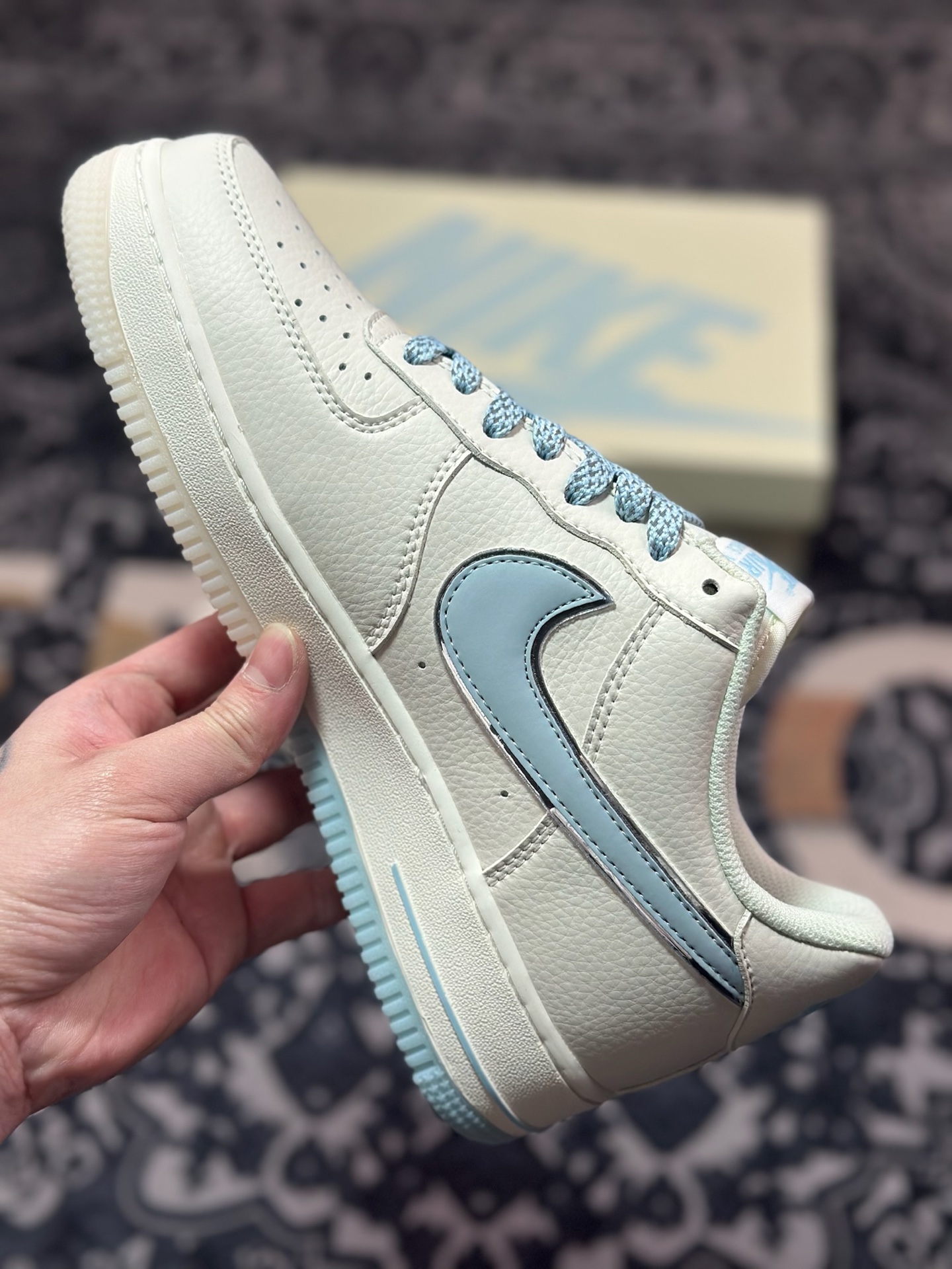 B0220  Air Force 1 '07 Low 蓝白双色   JJ0253-008