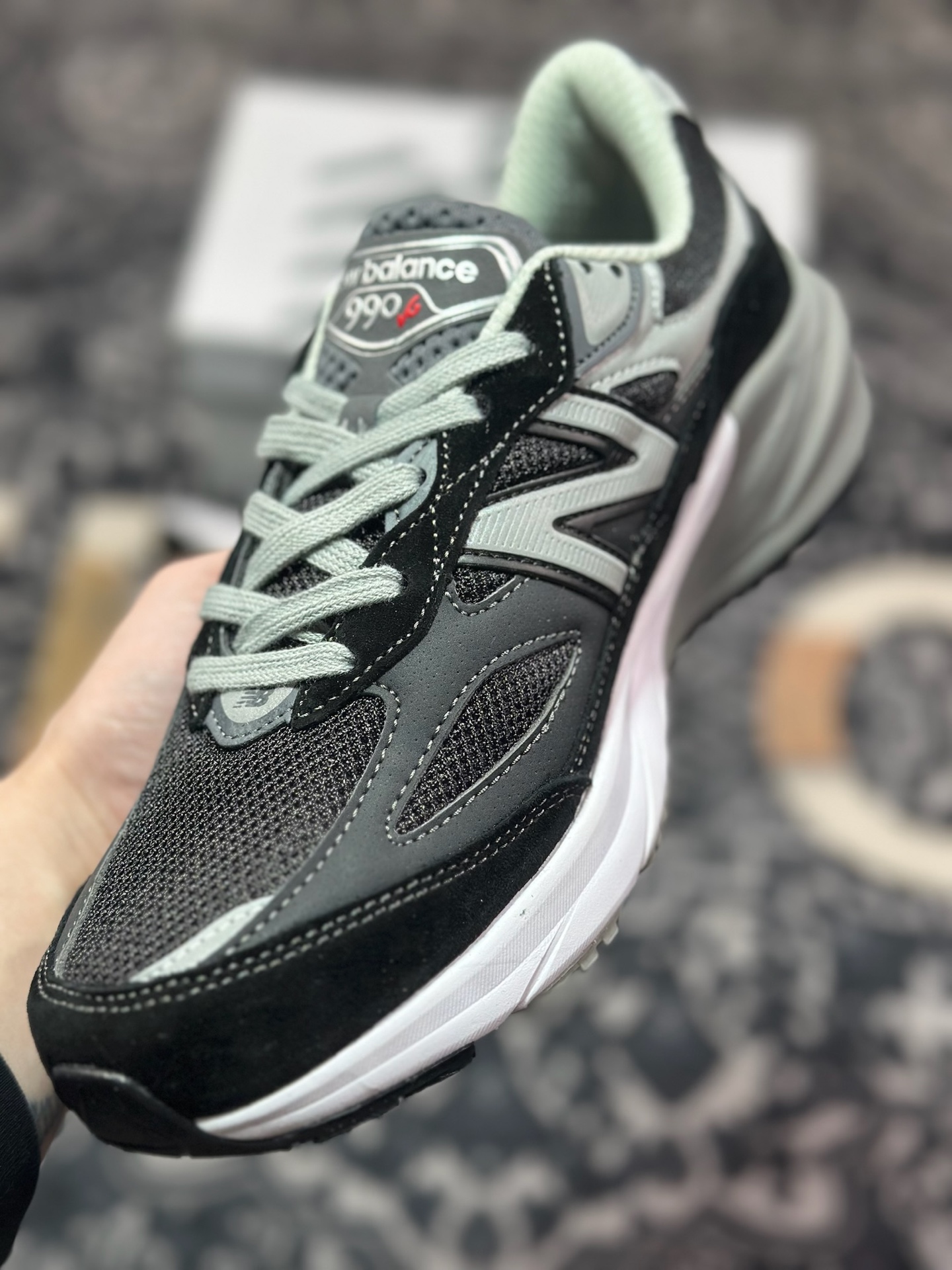 A8220  New Balance Made in USA M990系列 高端美产血统经典复古休闲运动百搭老爹跑步鞋   M990BK6