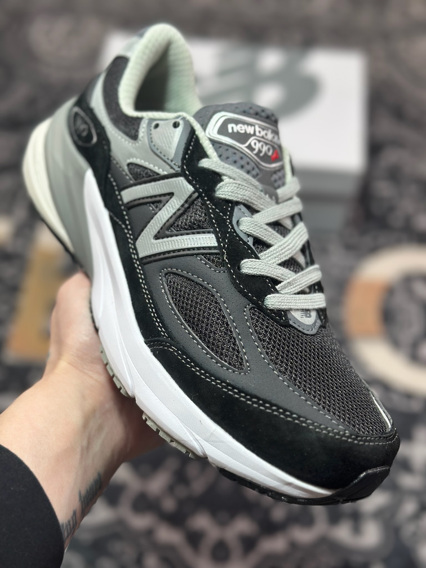 A8220  New Balance Made in USA M990系列 高端美产血统经典复古休闲运动百搭老爹跑步鞋   M990BK6