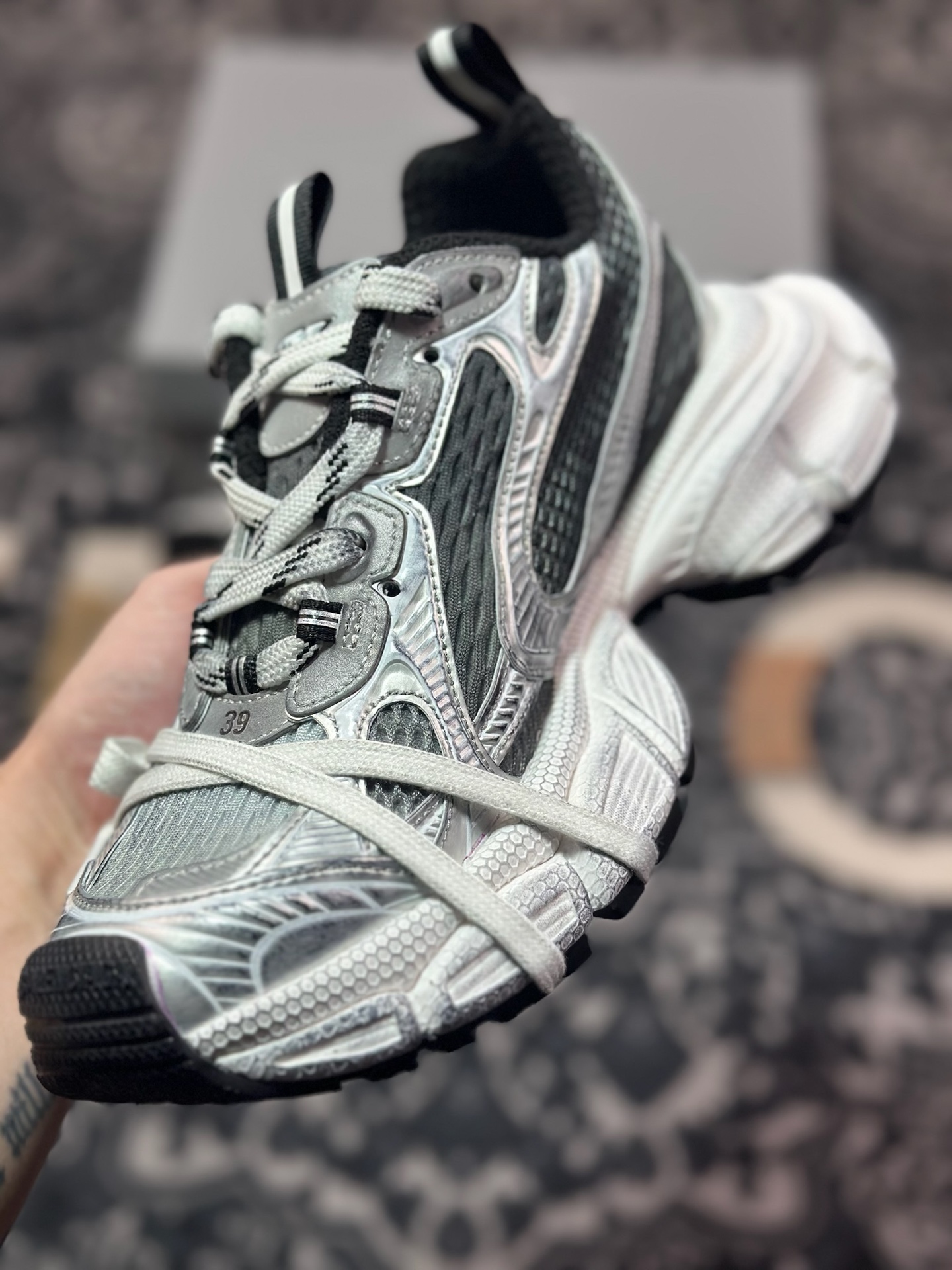 C2380   优选 原装级别#Balenciaga 巴黎世家 3XL 纯原大厂出品 复古老爹鞋 巴黎世家十代 官方全套配件鞋盒