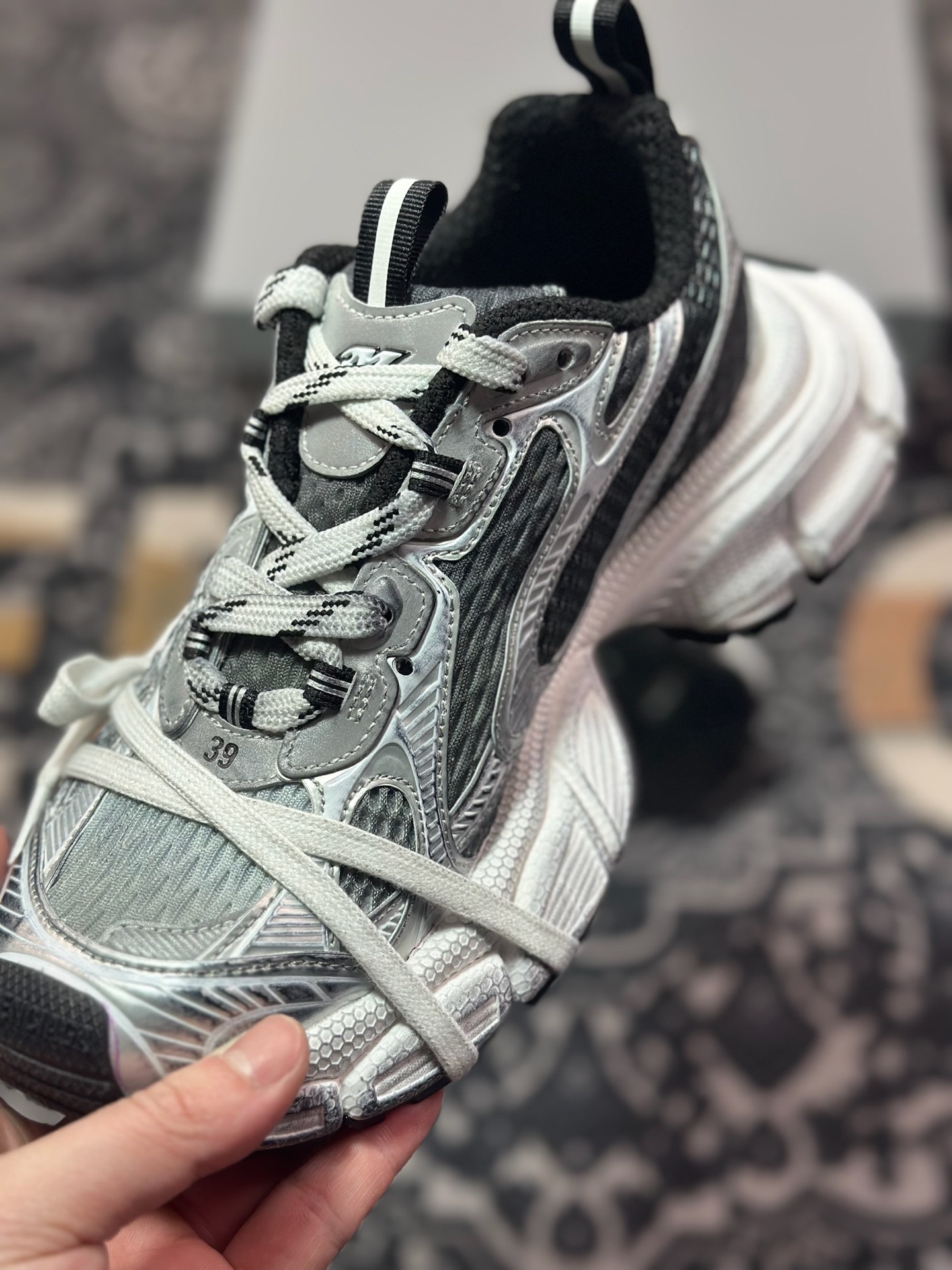 C2380   优选 原装级别#Balenciaga 巴黎世家 3XL 纯原大厂出品 复古老爹鞋 巴黎世家十代 官方全套配件鞋盒