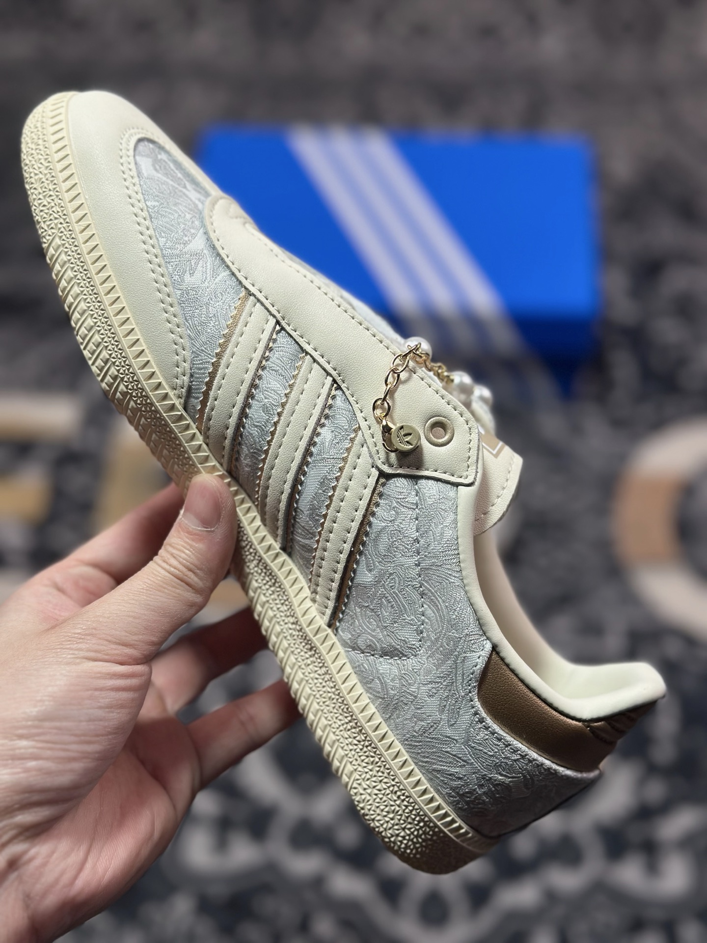 AD Originals Samba OG 浅灰 桑巴训练鞋 原装实拍 JQ2616
