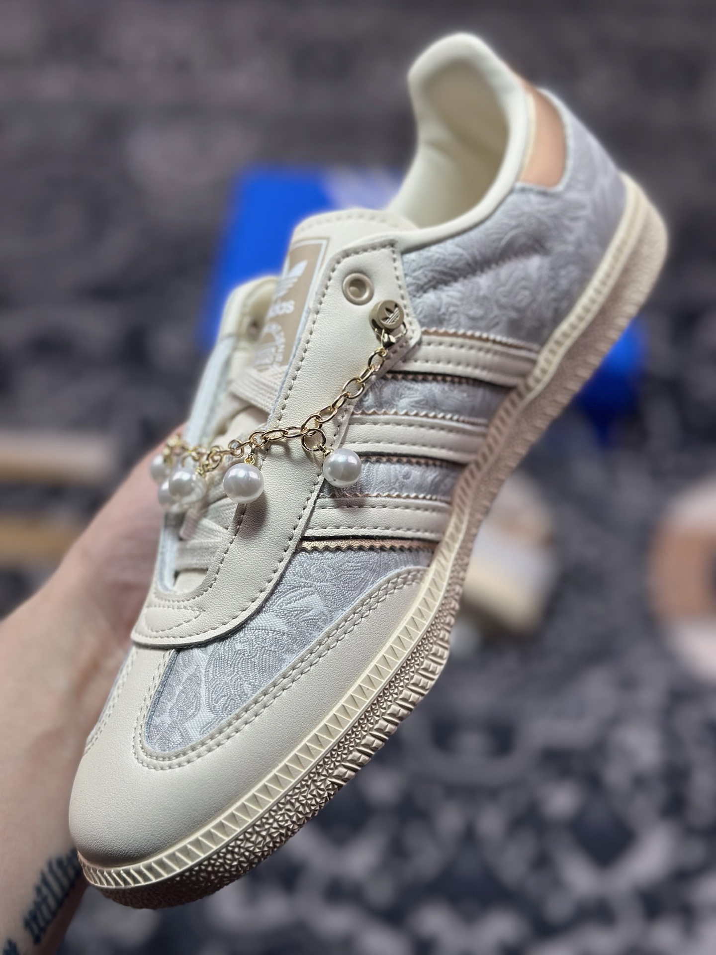 AD Originals Samba OG 浅灰 桑巴训练鞋 原装实拍 JQ2616