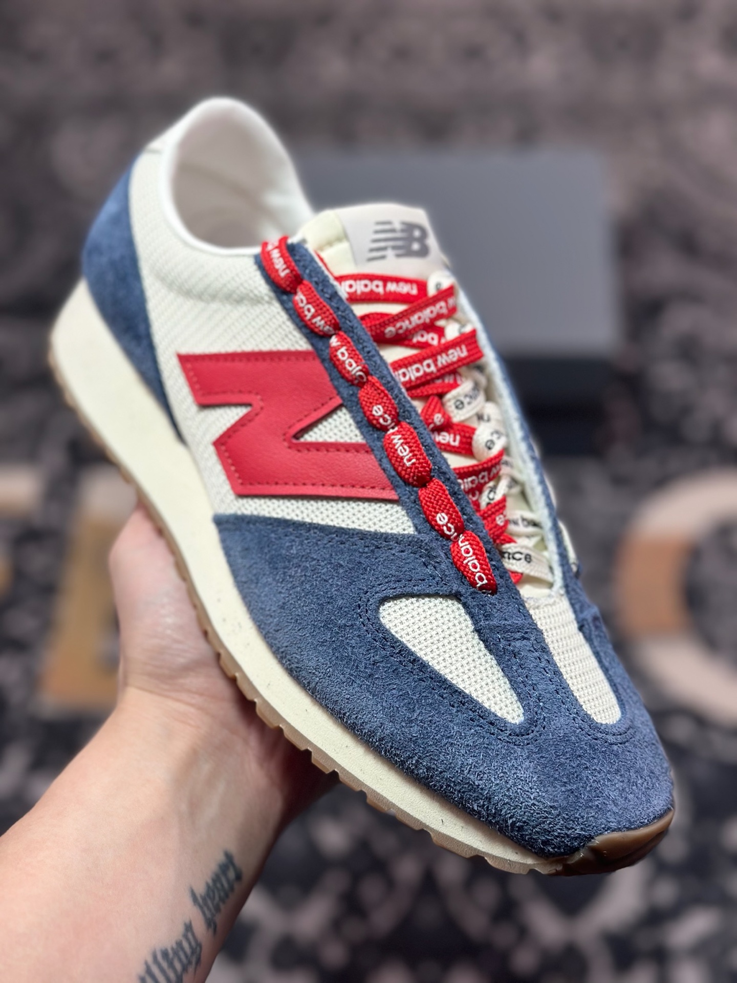 A9220  New Balance NB 471 米白深蓝色  U471AK