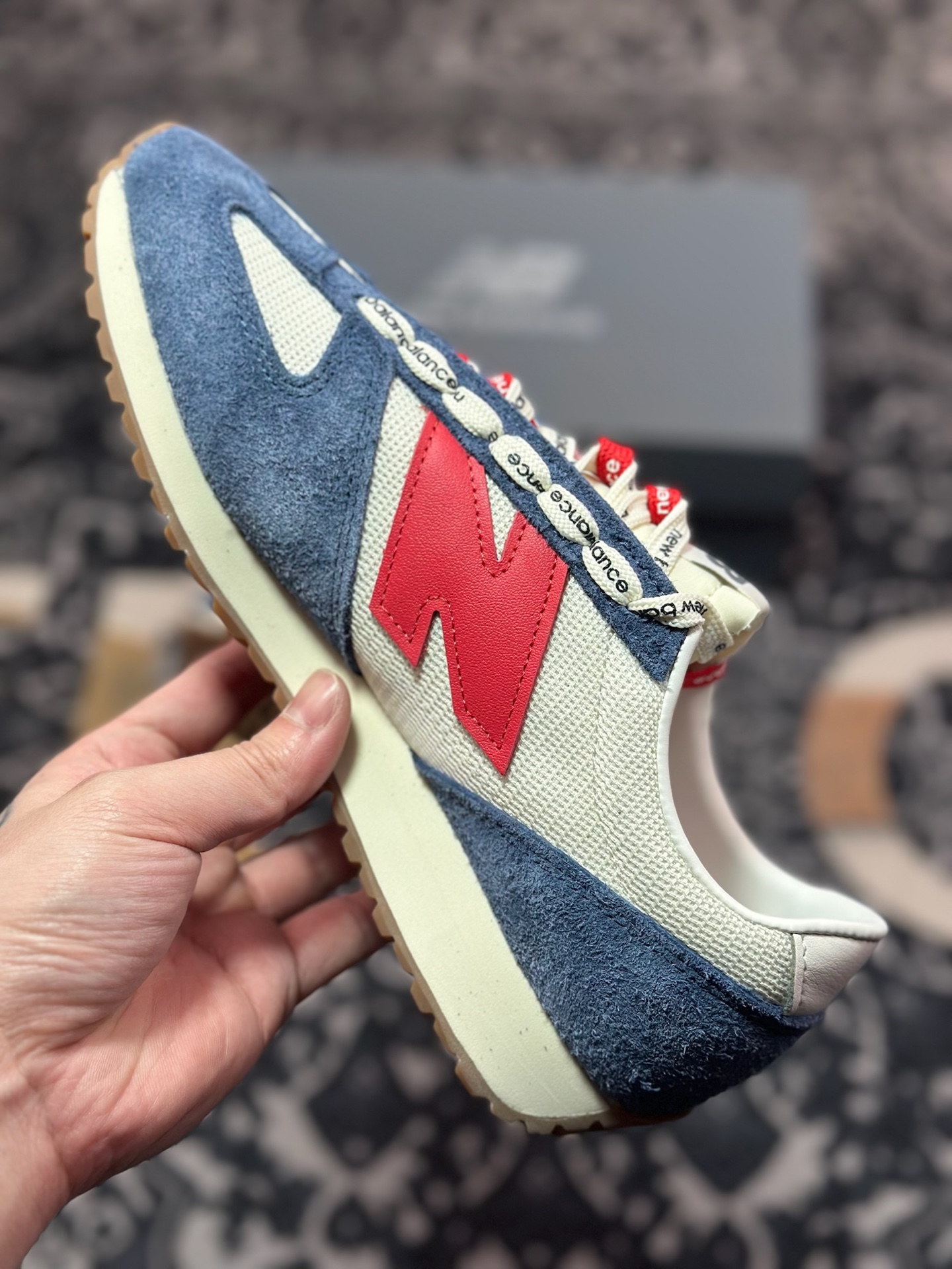 A9220  New Balance NB 471 米白深蓝色  U471AK