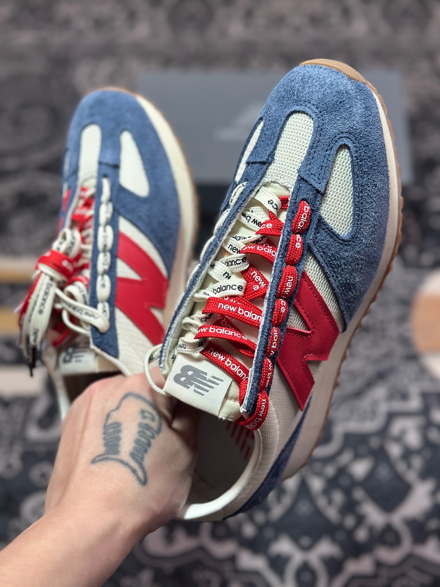 A9220  New Balance NB 471 米白深蓝色  U471AK