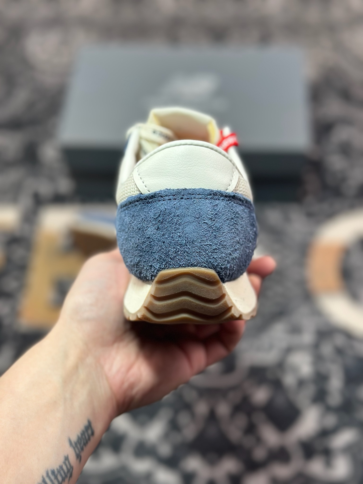 A9220  New Balance NB 471 米白深蓝色  U471AK