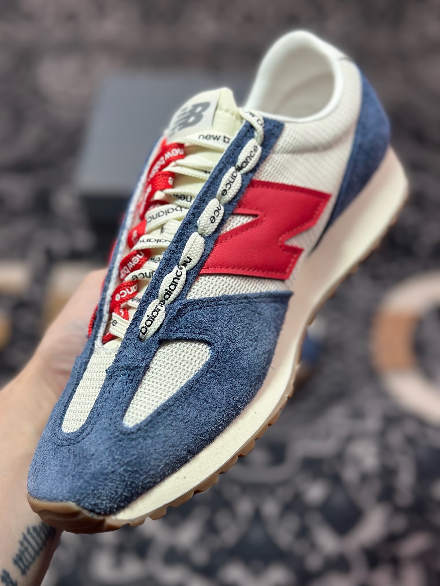 A9220  New Balance NB 471 米白深蓝色  U471AK
