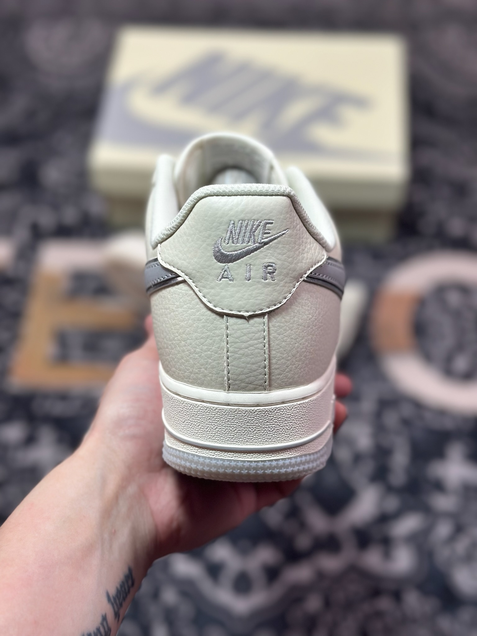 B0220  Air Force 1 '07 Low 灰白双色   JJ0253-005