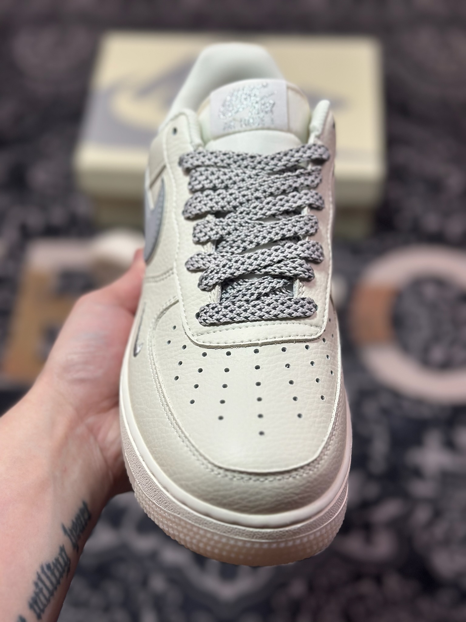 B0220  Air Force 1 '07 Low 灰白双色   JJ0253-005