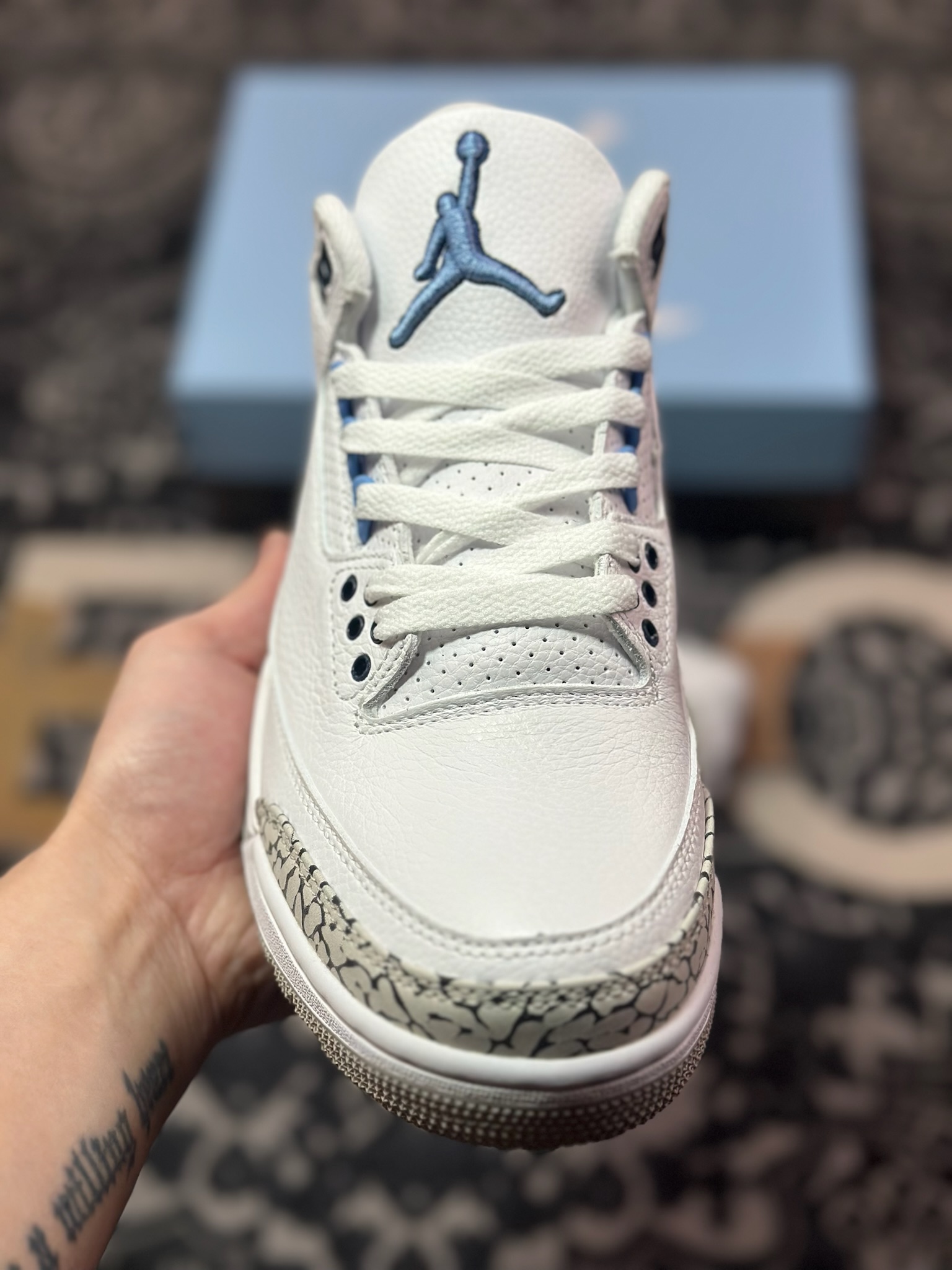 B6300  Air Jordan AJ3 Retro 北卡蓝   CT8532-104