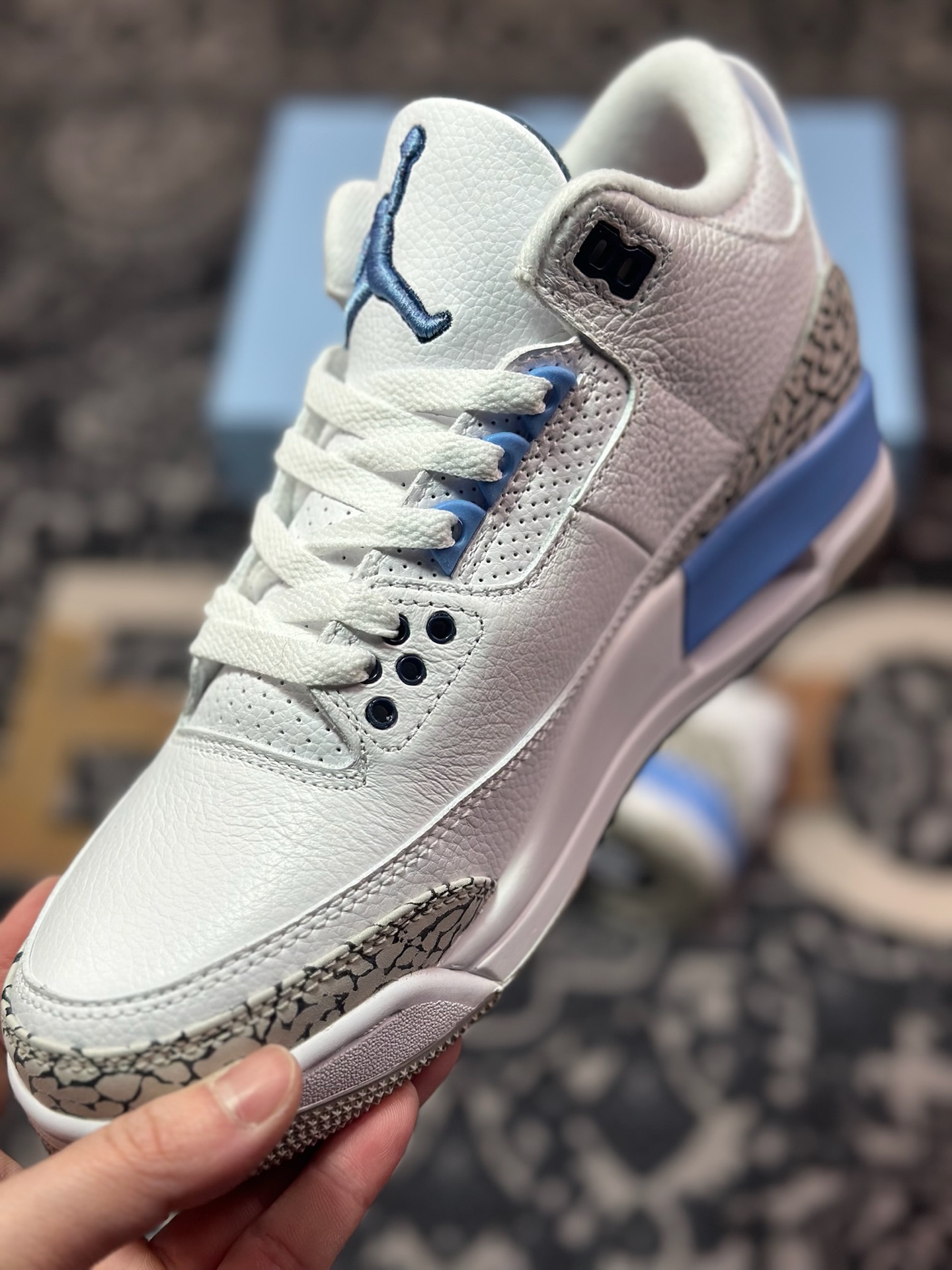 B6300  Air Jordan AJ3 Retro 北卡蓝   CT8532-104