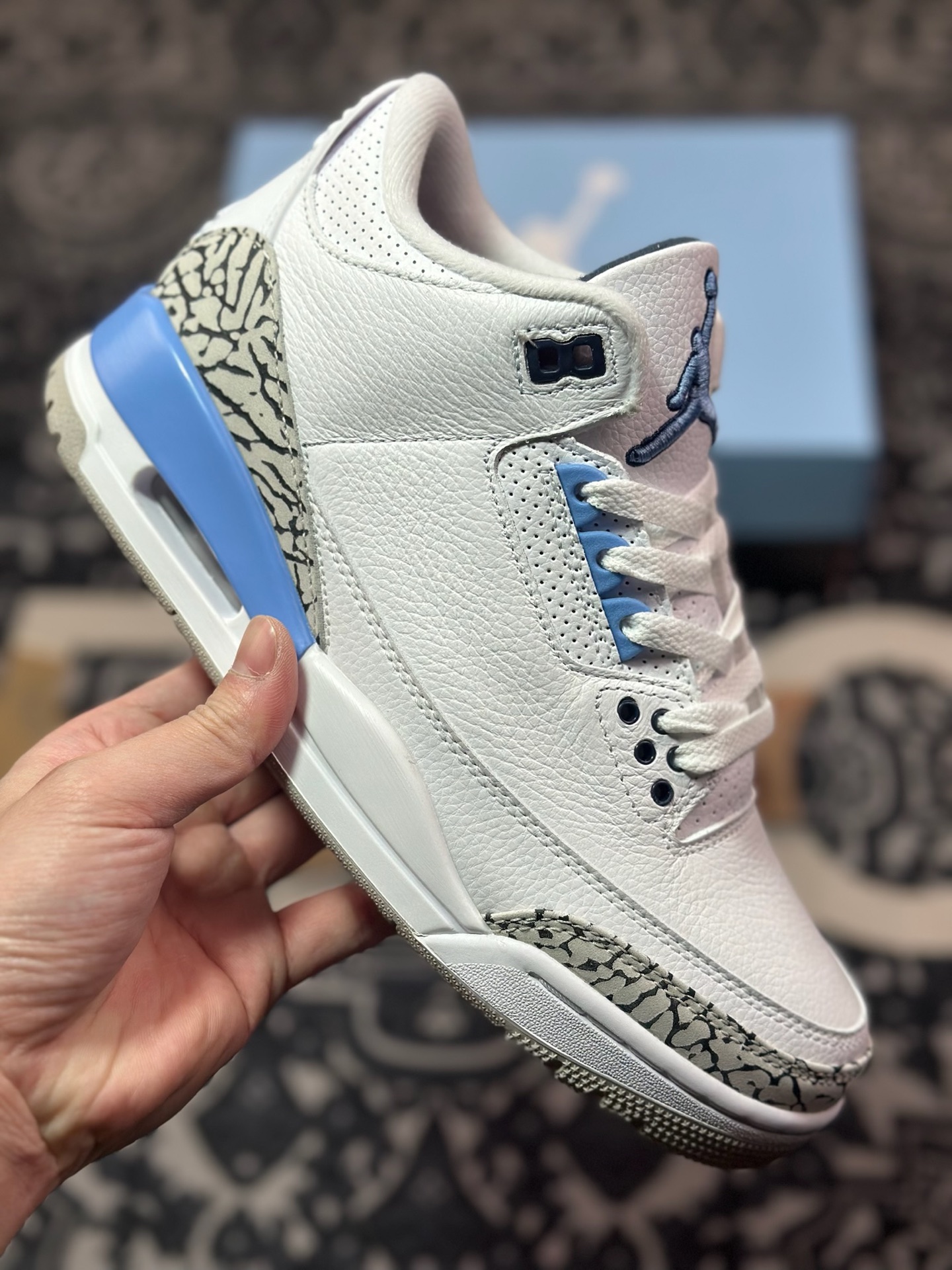 B6300  Air Jordan AJ3 Retro 北卡蓝   CT8532-104