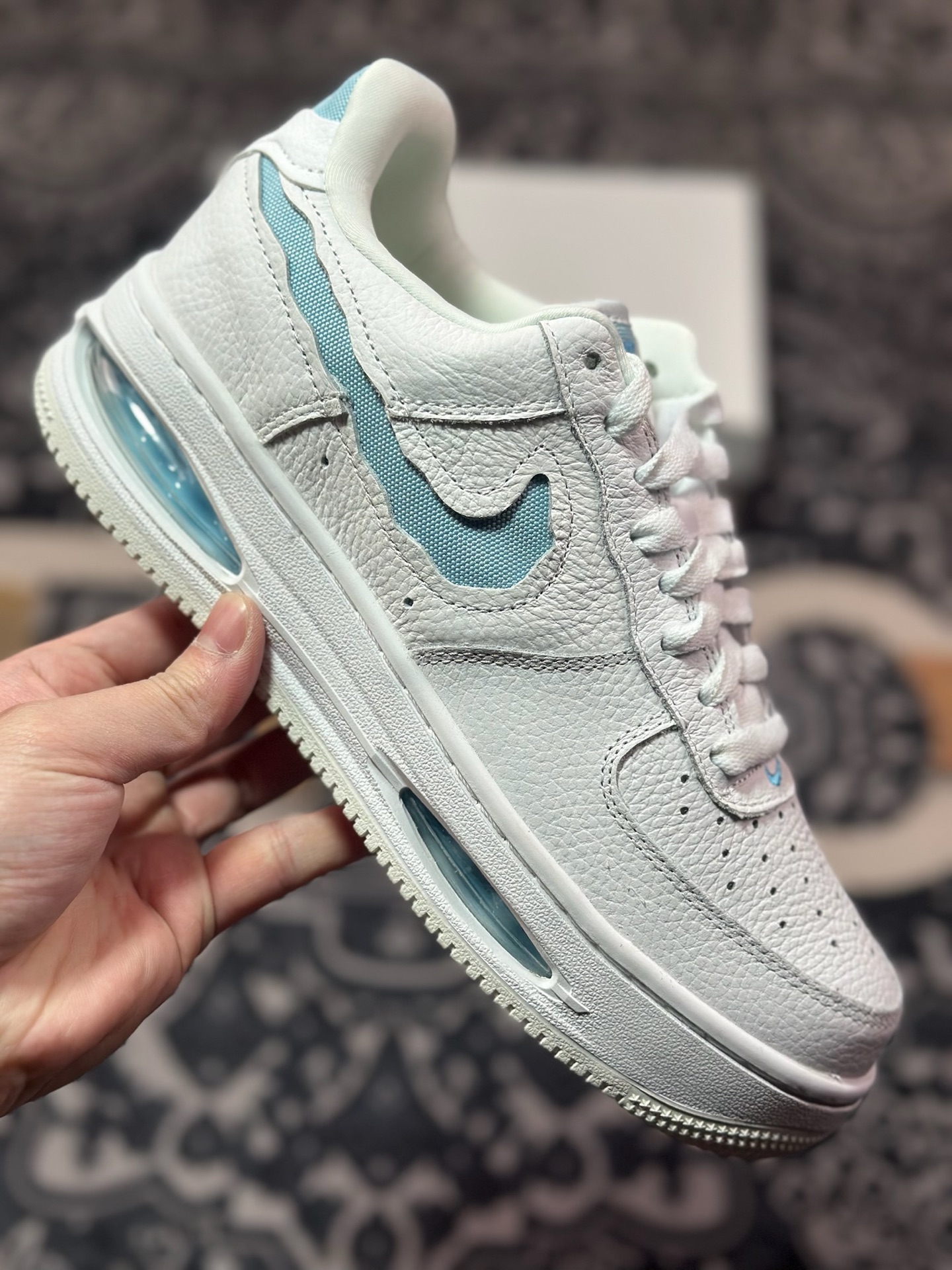 A6200  原装级别Nike Air Force 1 AF1 空军一号/低帮 白蓝 气垫款