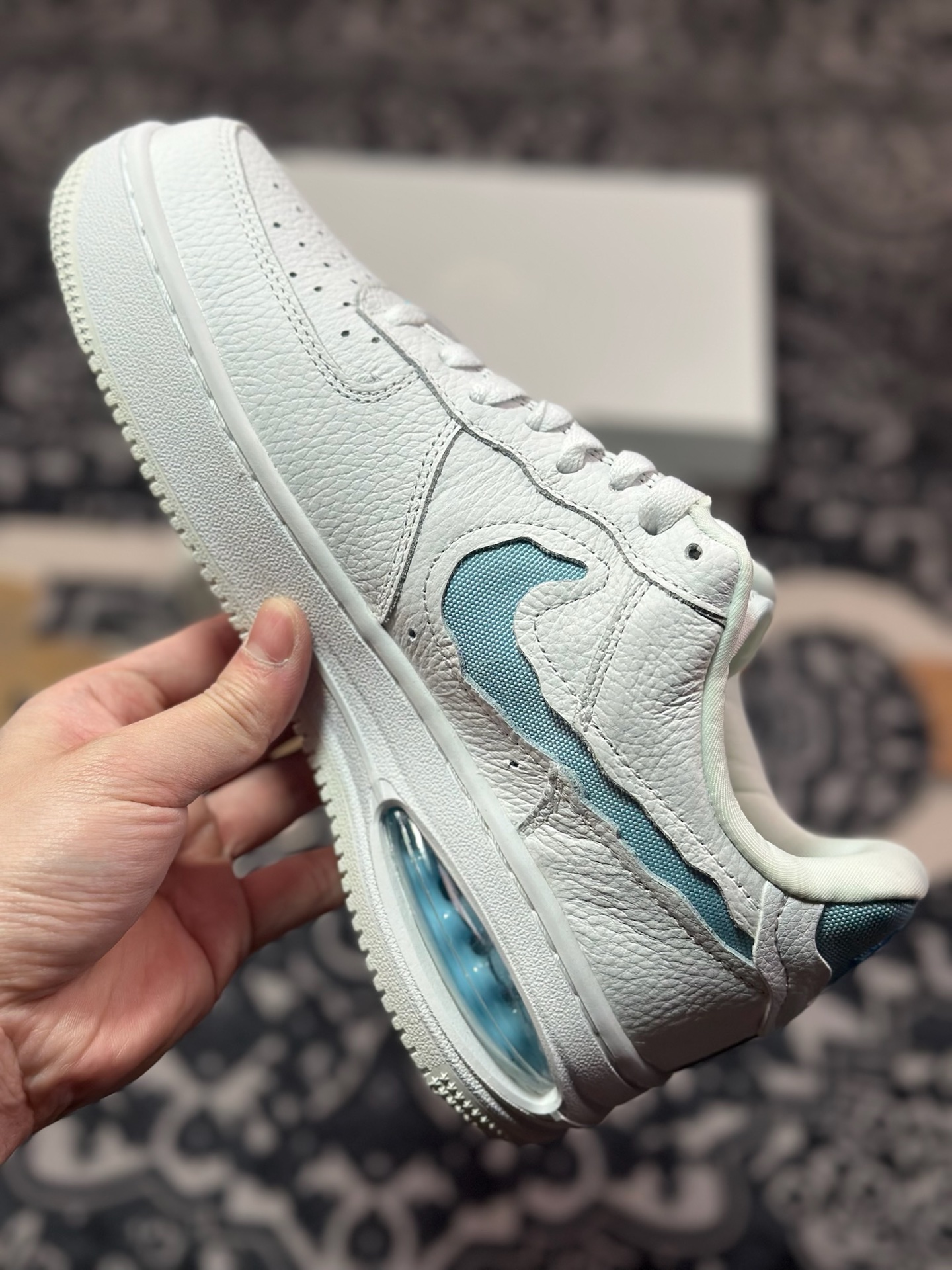 A6200  原装级别Nike Air Force 1 AF1 空军一号/低帮 白蓝 气垫款
