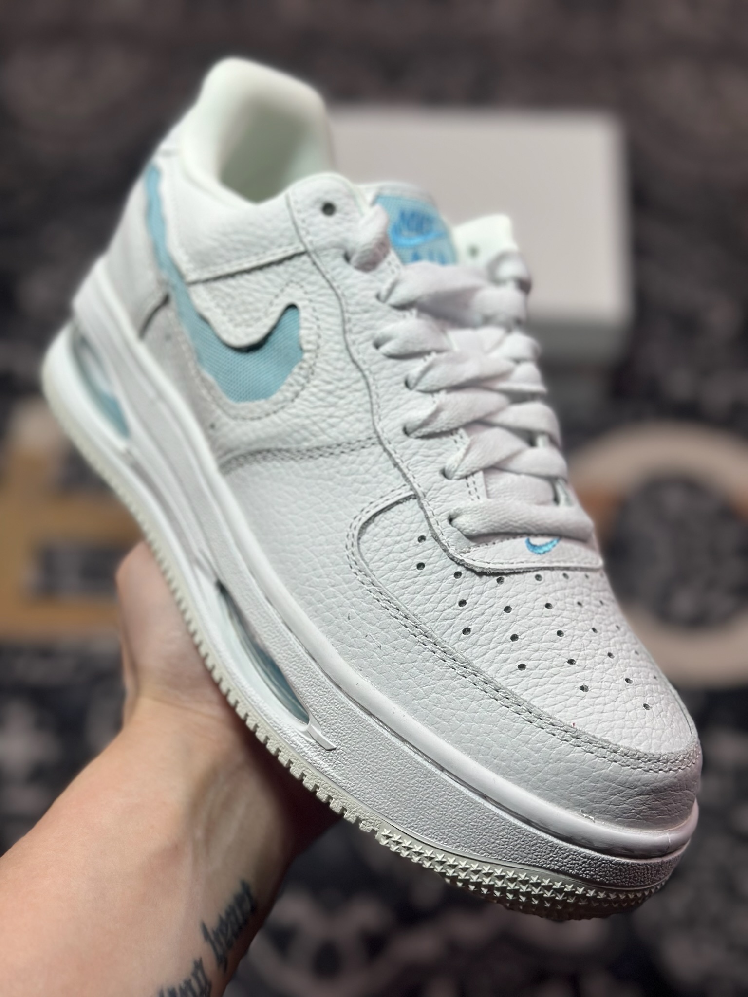 A6200  原装级别Nike Air Force 1 AF1 空军一号/低帮 白蓝 气垫款