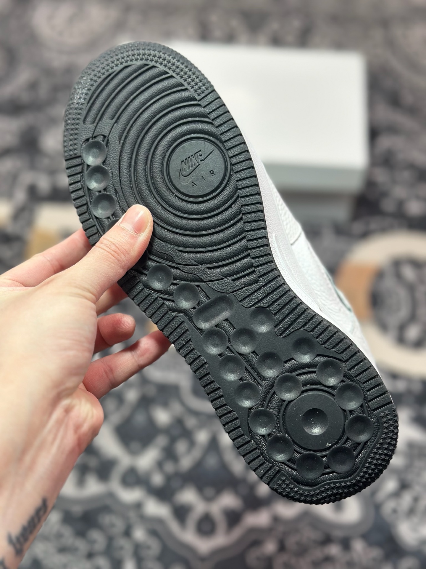 A6200  原装级别Nike Air Force 1 AF1 空军一号/低帮 黑白 气垫款