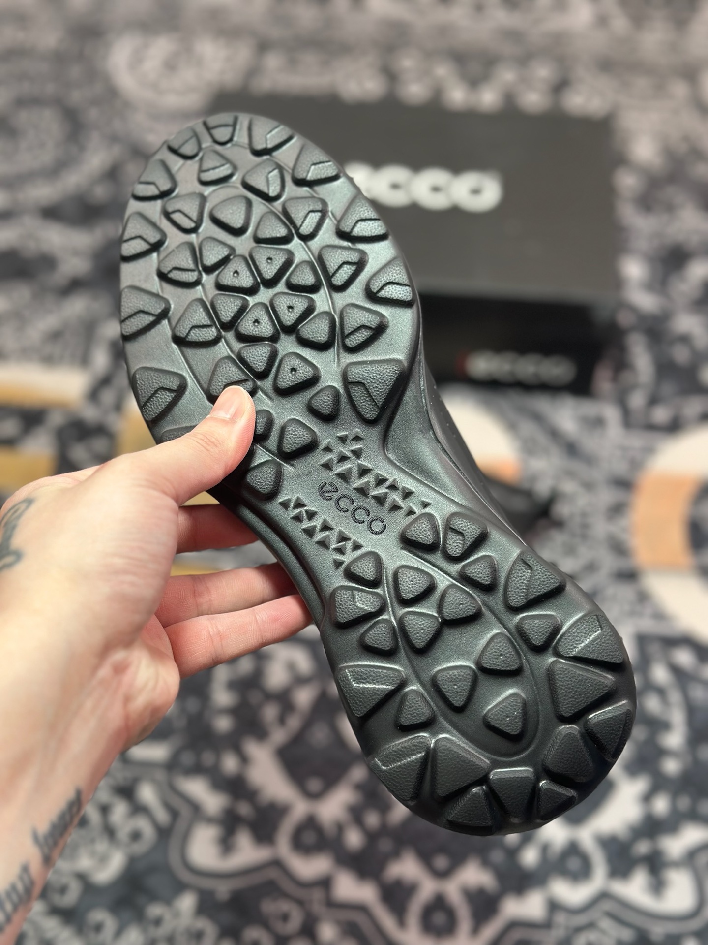 B7300  ECCO爱步新款户外鞋缓震耐磨越野跑鞋男健步BIOMC系列