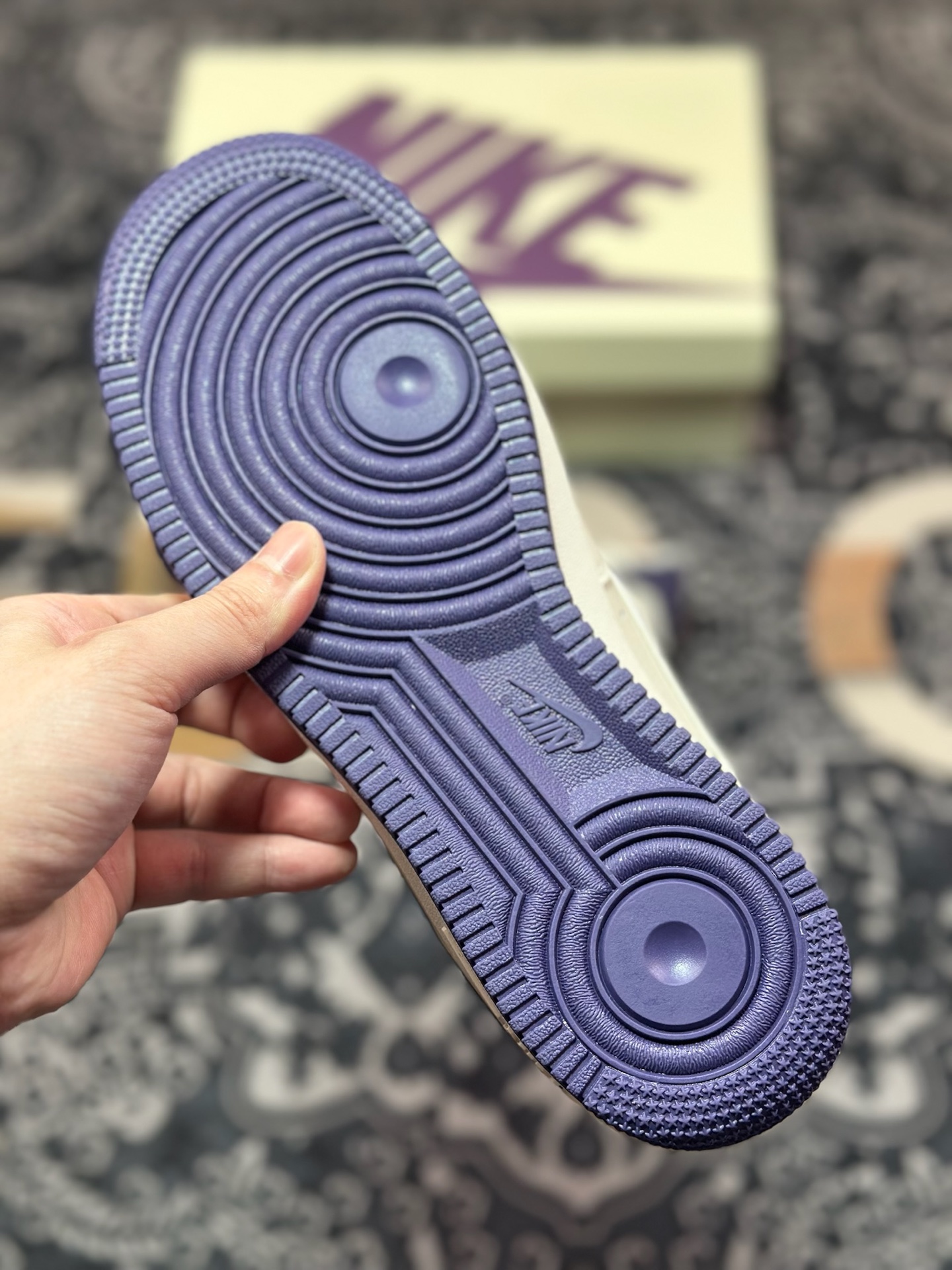 B0220  Nike Air Force 1 Low 07 白紫  GL6835-015