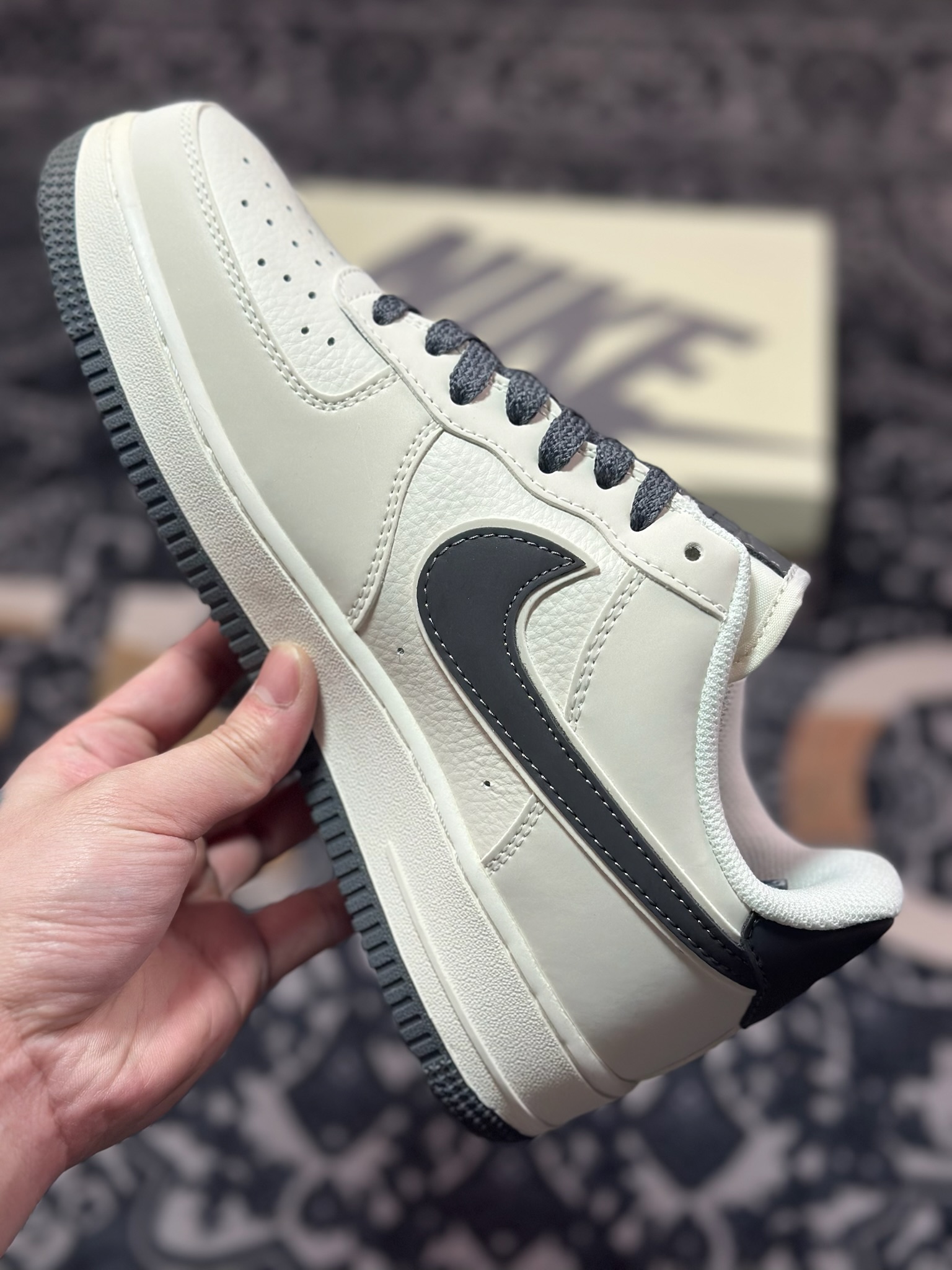 B0220    Nike Air Force 1 Low 07 白黑  GL6835-013