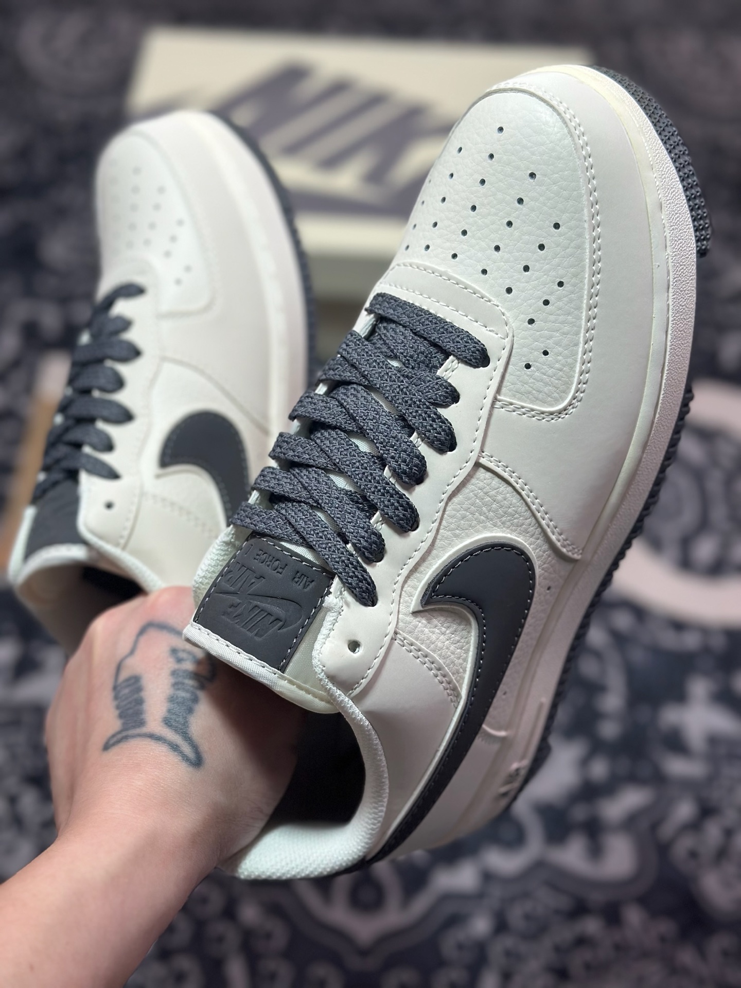 B0220    Nike Air Force 1 Low 07 白黑  GL6835-013