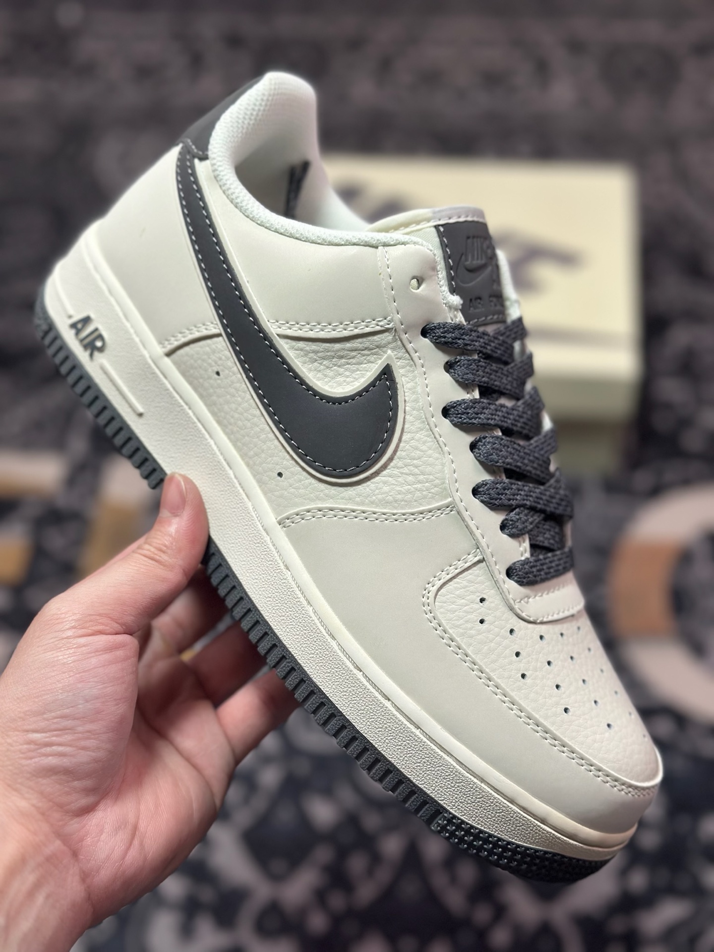 B0220    Nike Air Force 1 Low 07 白黑  GL6835-013