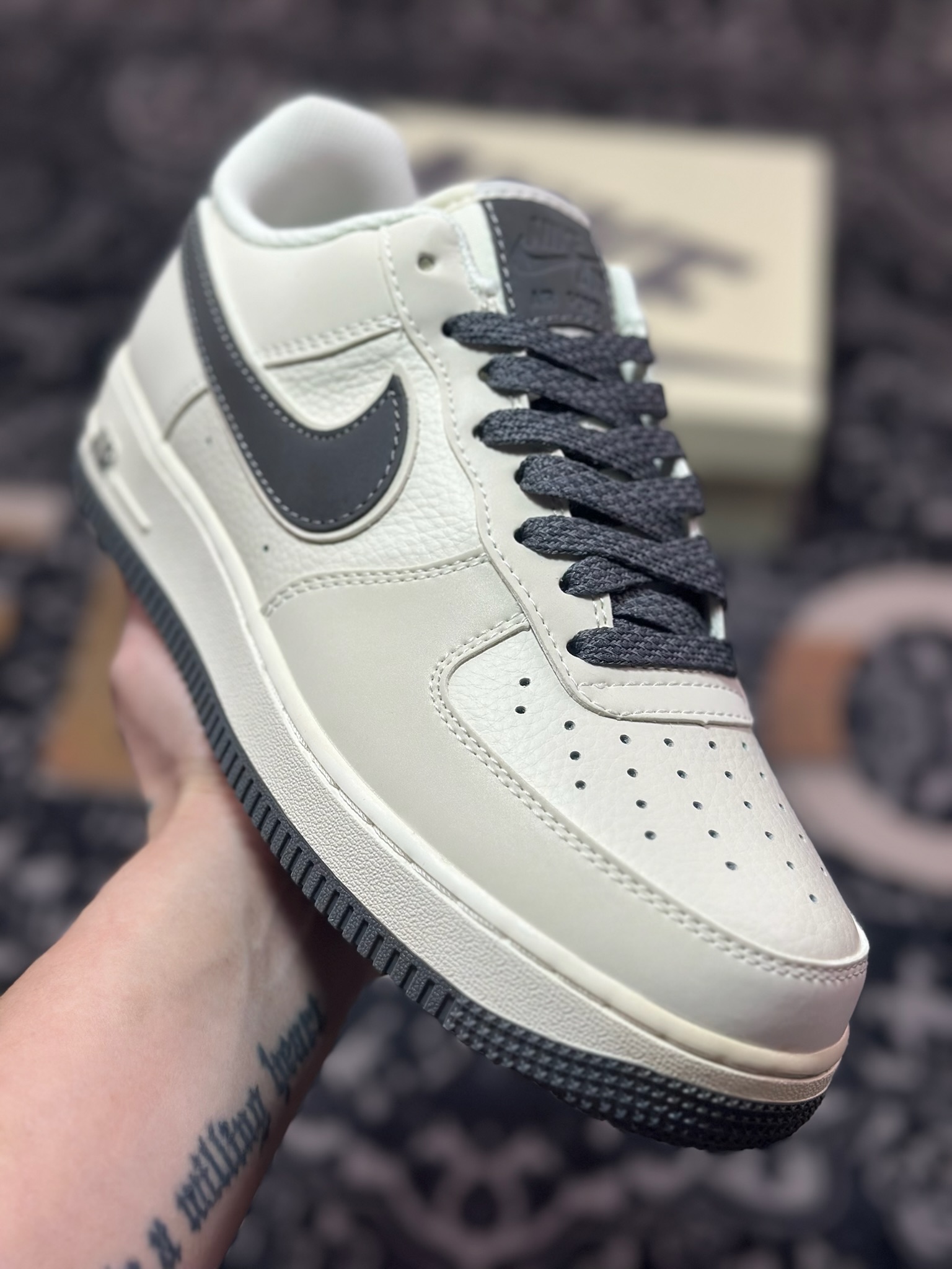B0220    Nike Air Force 1 Low 07 白黑  GL6835-013