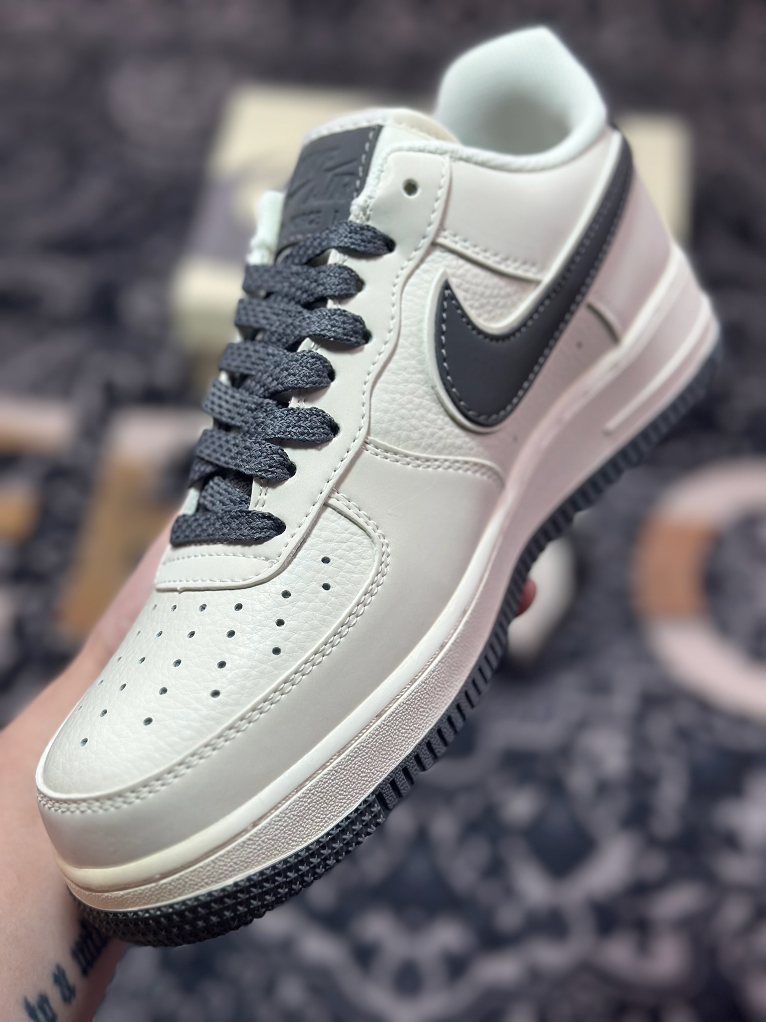 B0220    Nike Air Force 1 Low 07 白黑  GL6835-013