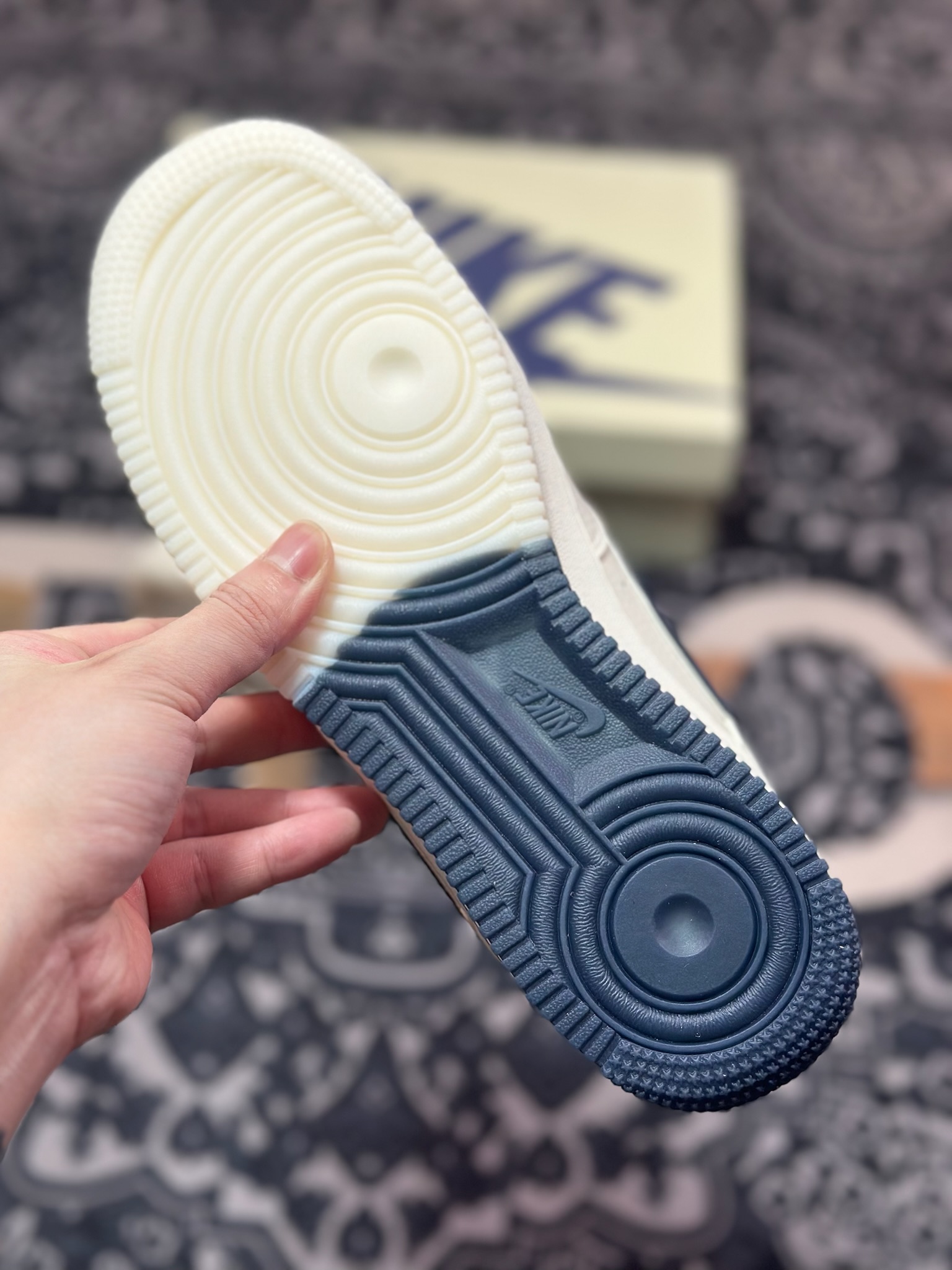 B0220  Air Force 1 '07 Low 深蓝白双色  JJ0253-003