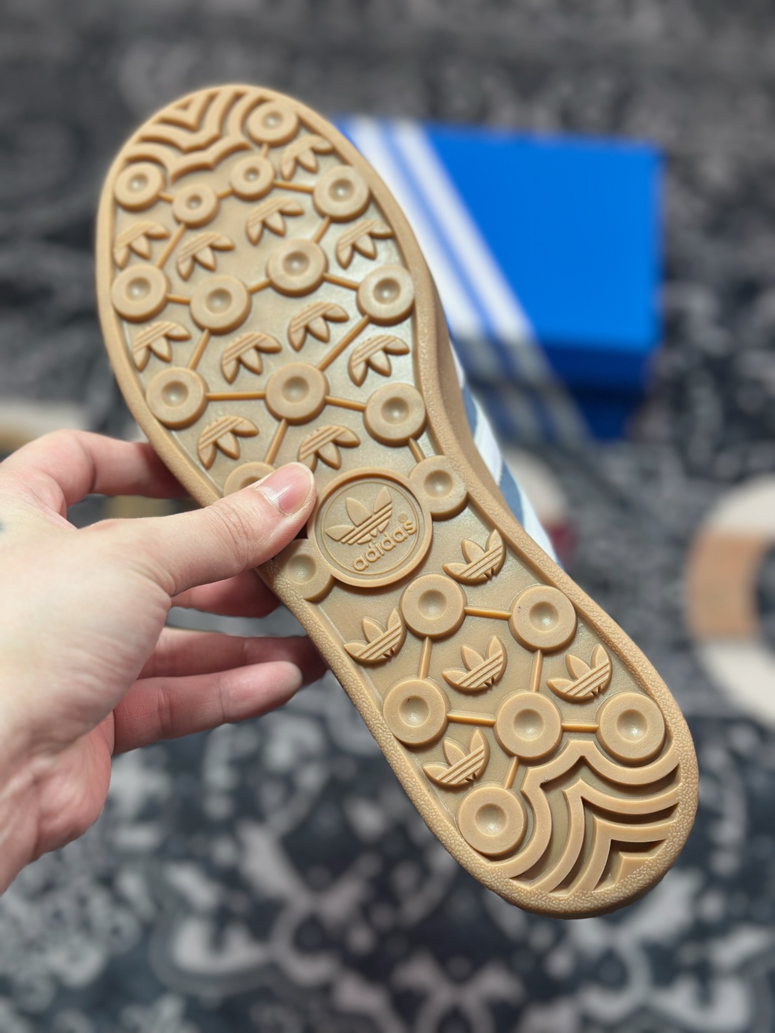 A4160  AD Originals Gazelle Indoor 藏蓝白 三叶草复古休闲运动板鞋   JI3522