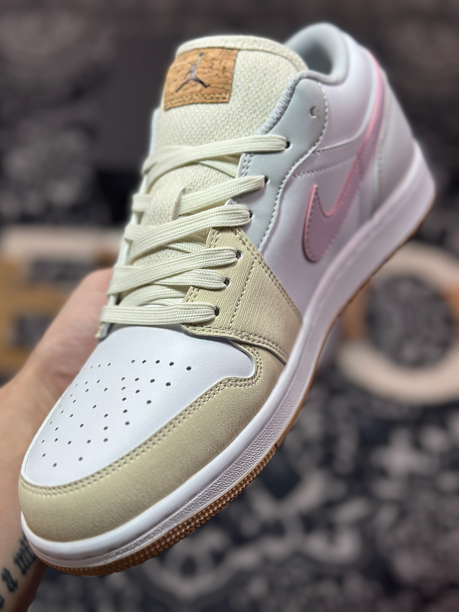 A6200  Air Jordan 1 Low 白灰粉 IB8861-151