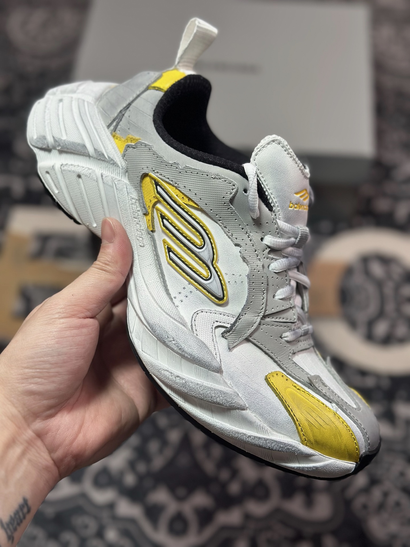 C8440    优选 原装级别# Balenciaga 巴黎世家 MONDAY 纯原大厂 做旧休闲运动鞋